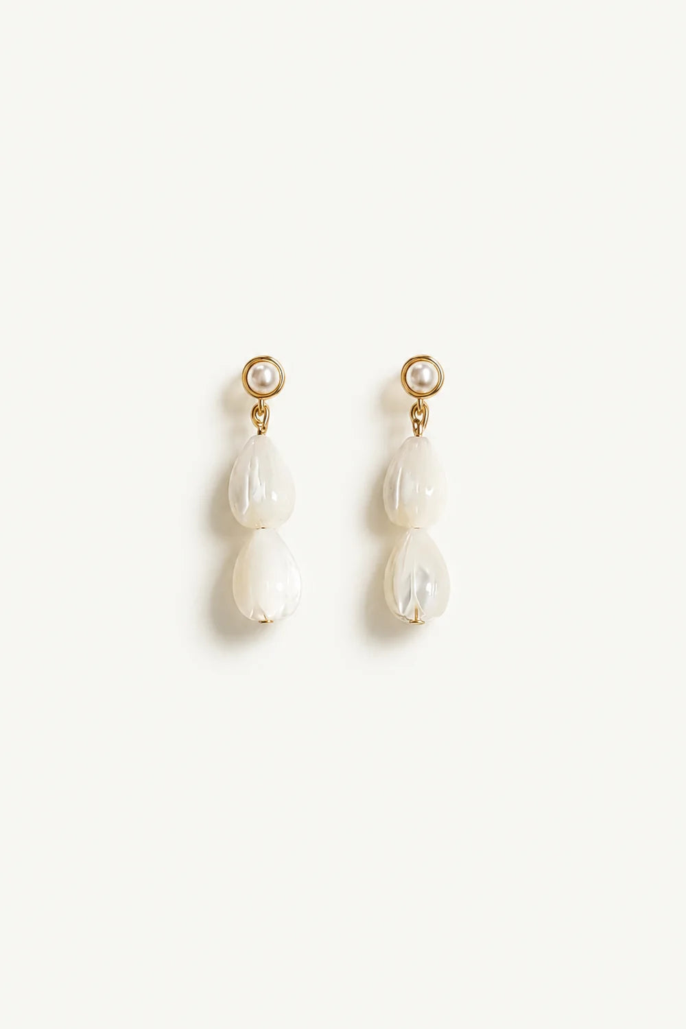 Mother of Pearl Stacked Drops - Sale