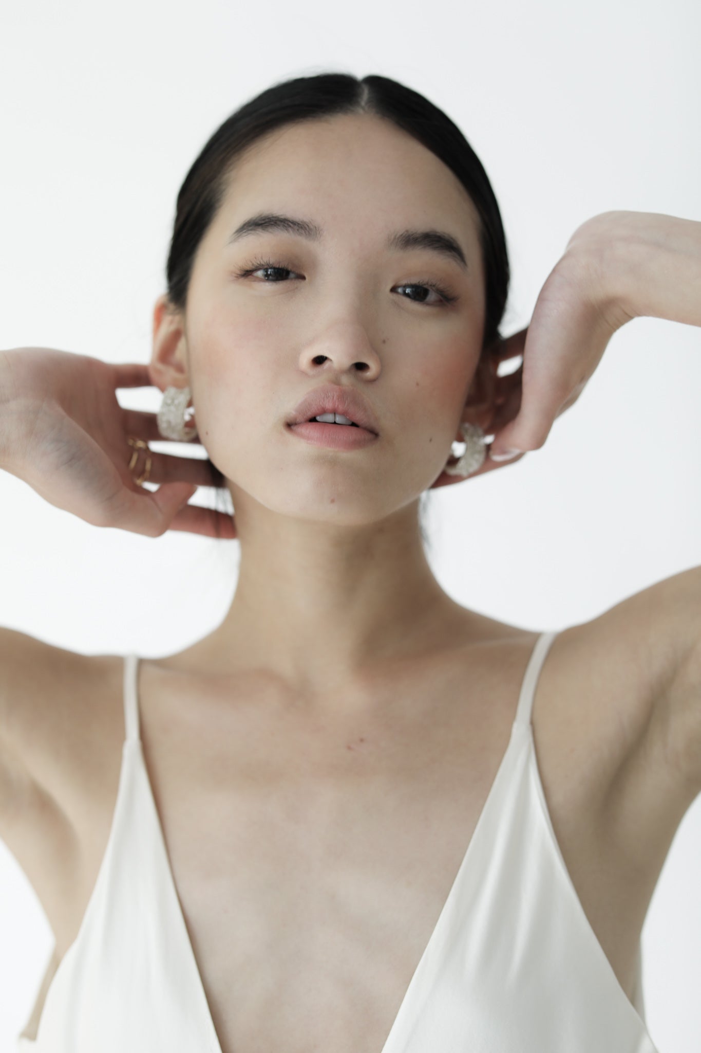 Clara Silver Hoop Earrings - Sale