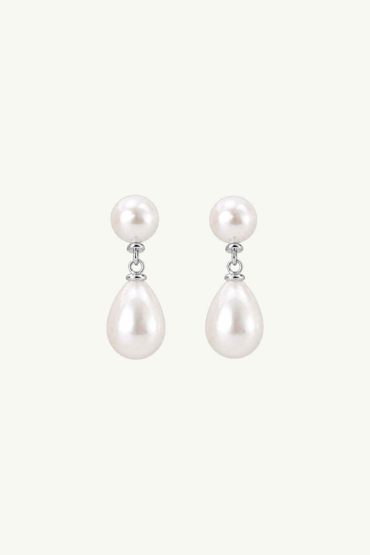 Pearl Double Drop Earrings
