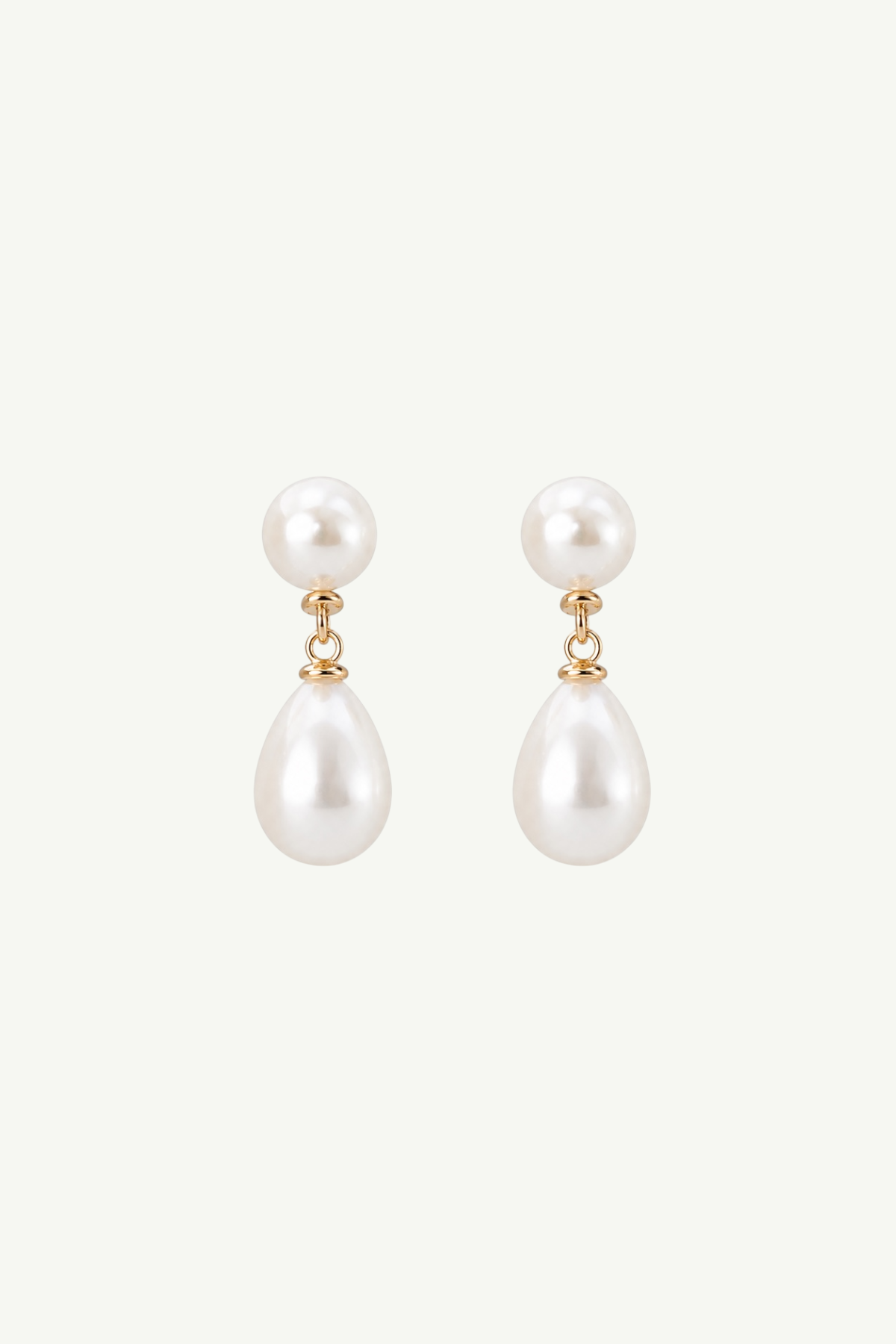 Pearl Double Drop Earrings