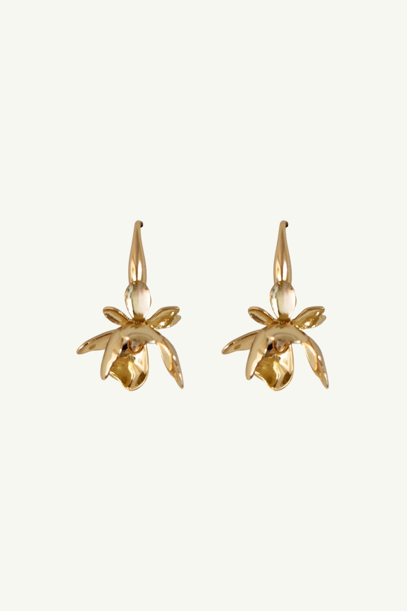 Floral Abstract Drop Earrings - Sale