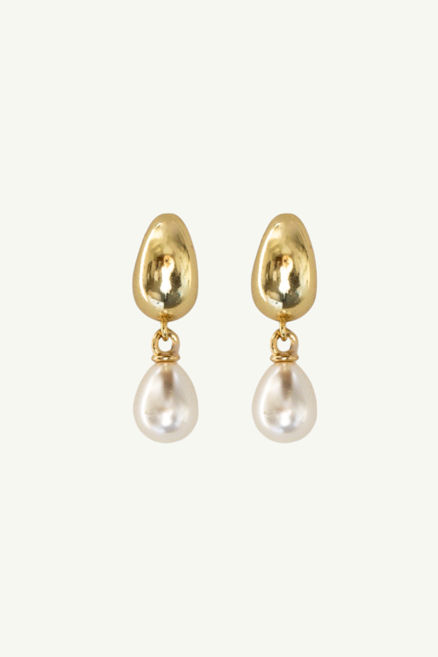 Orb Pearl Drop Earrings - Sale