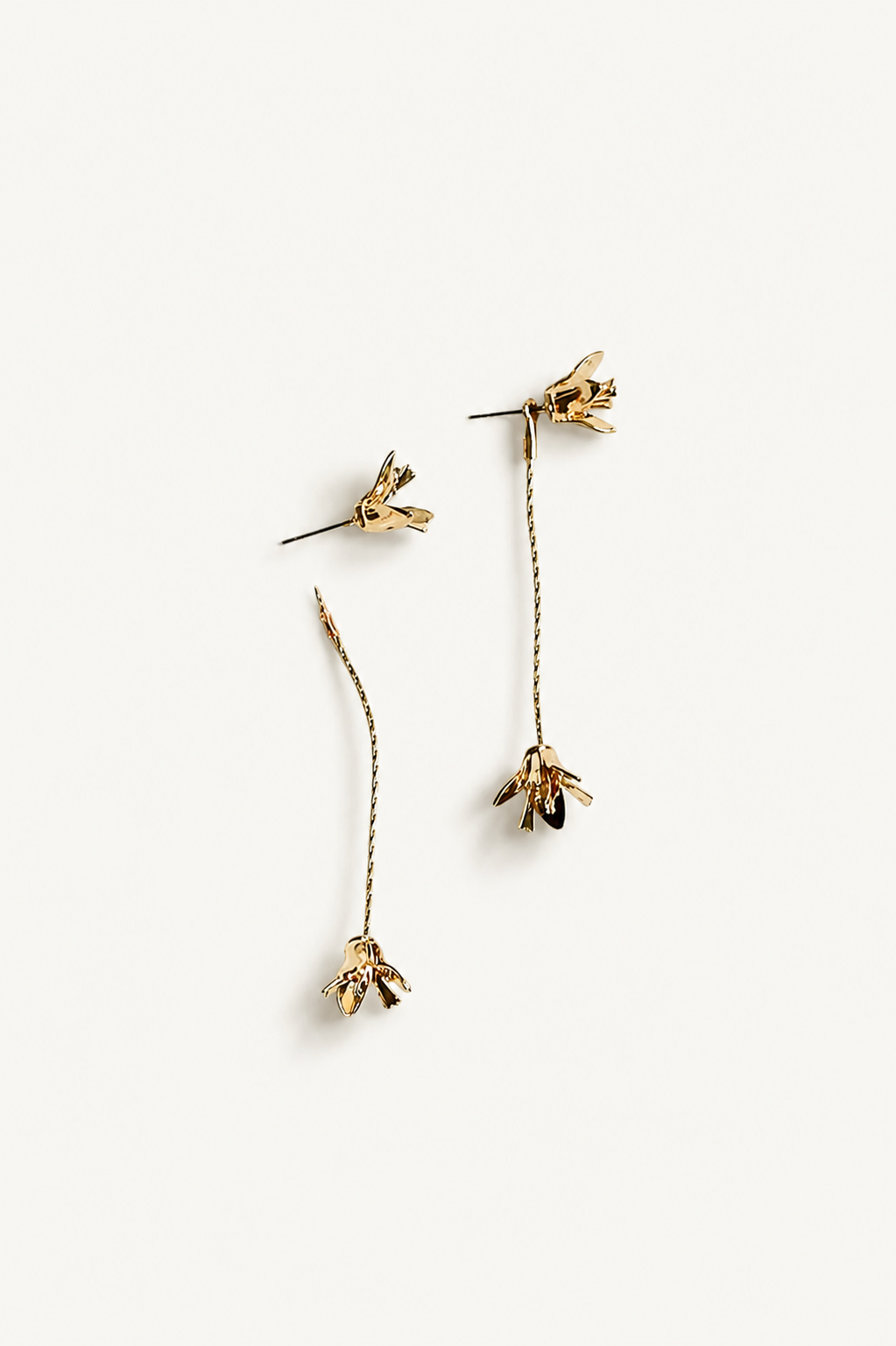 Rona 2-in-1 Floral Strand Earrings