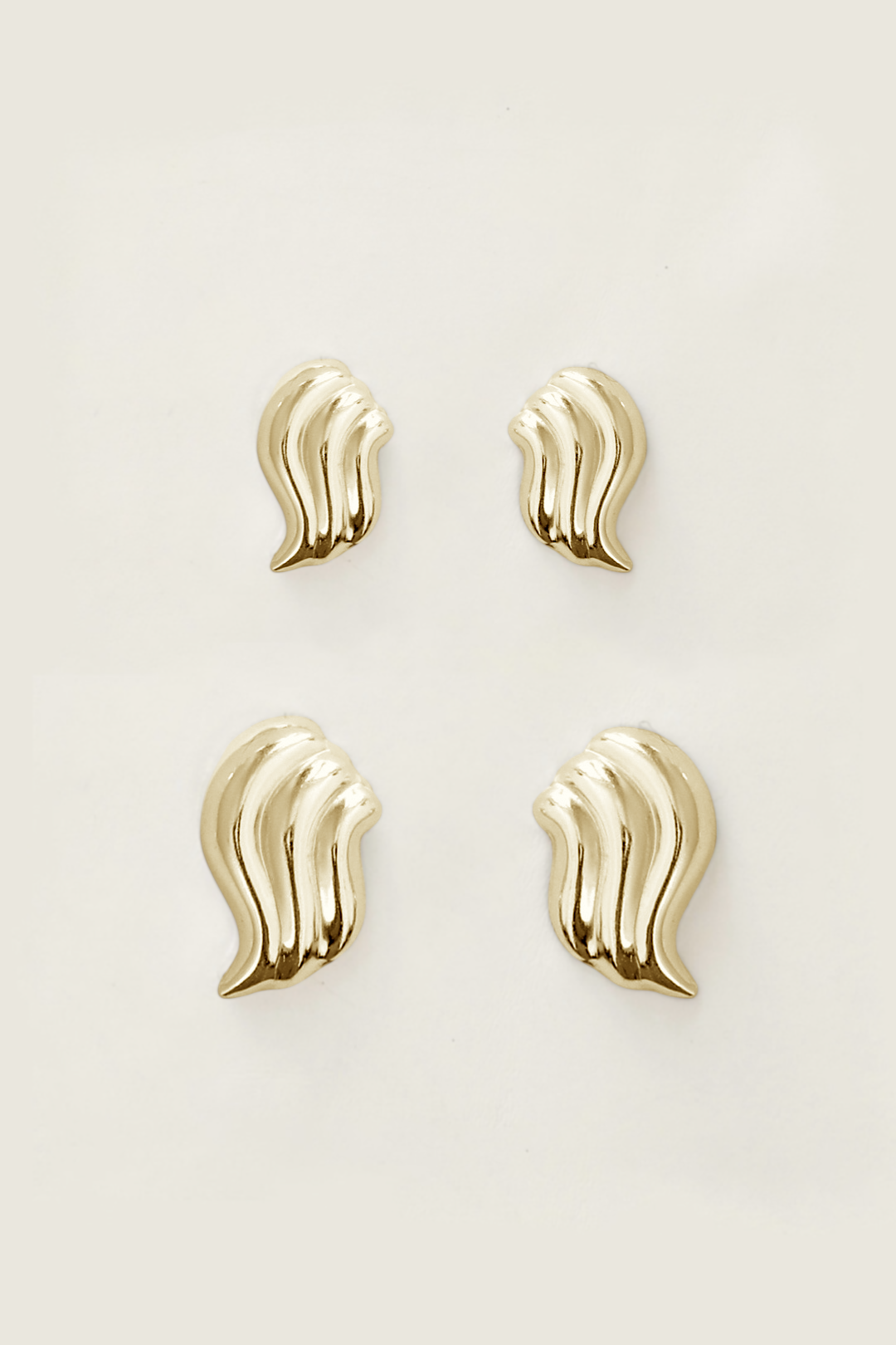 Drift Sculptural Earring Stud Set
