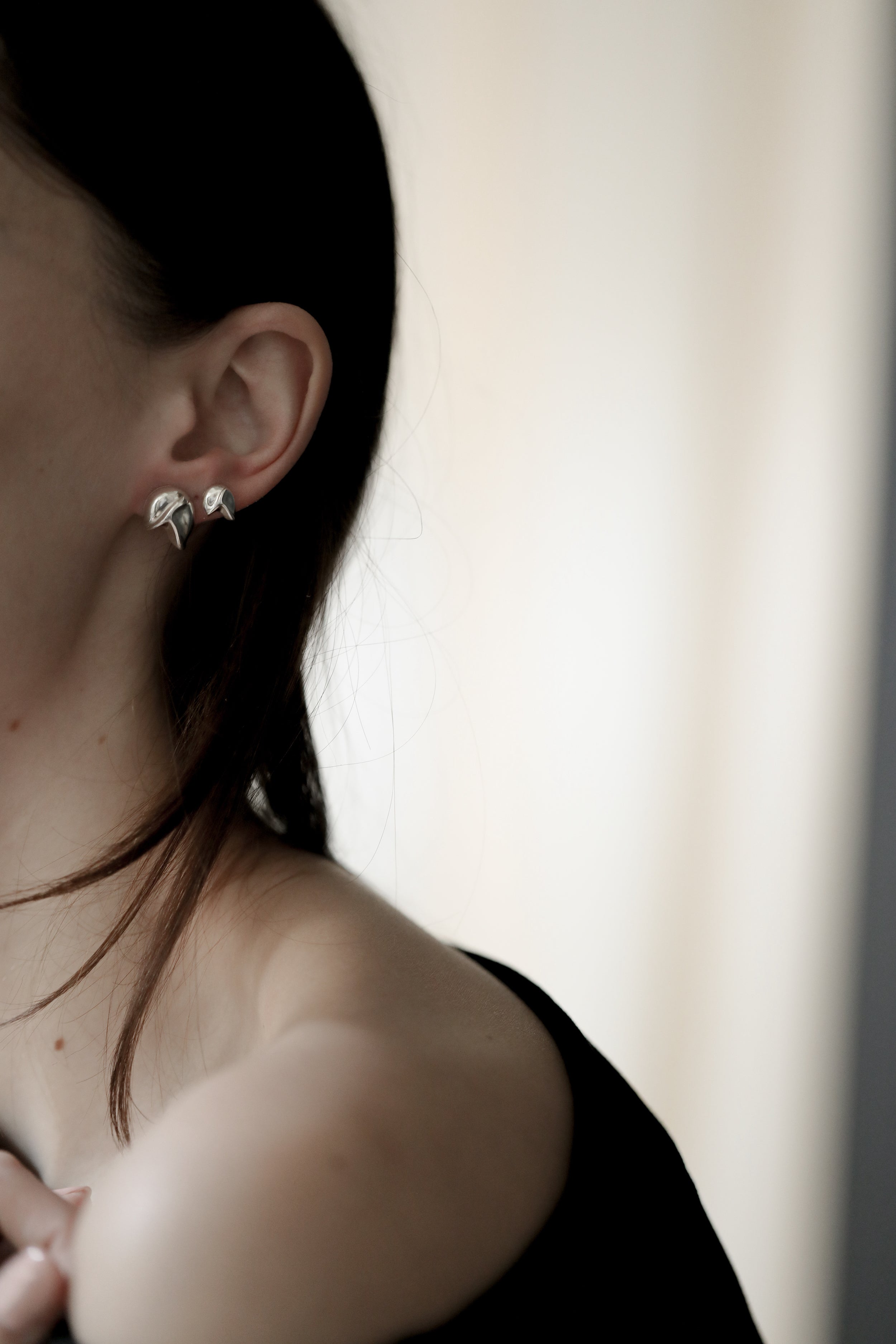 Botanica Sculptural Stud Set