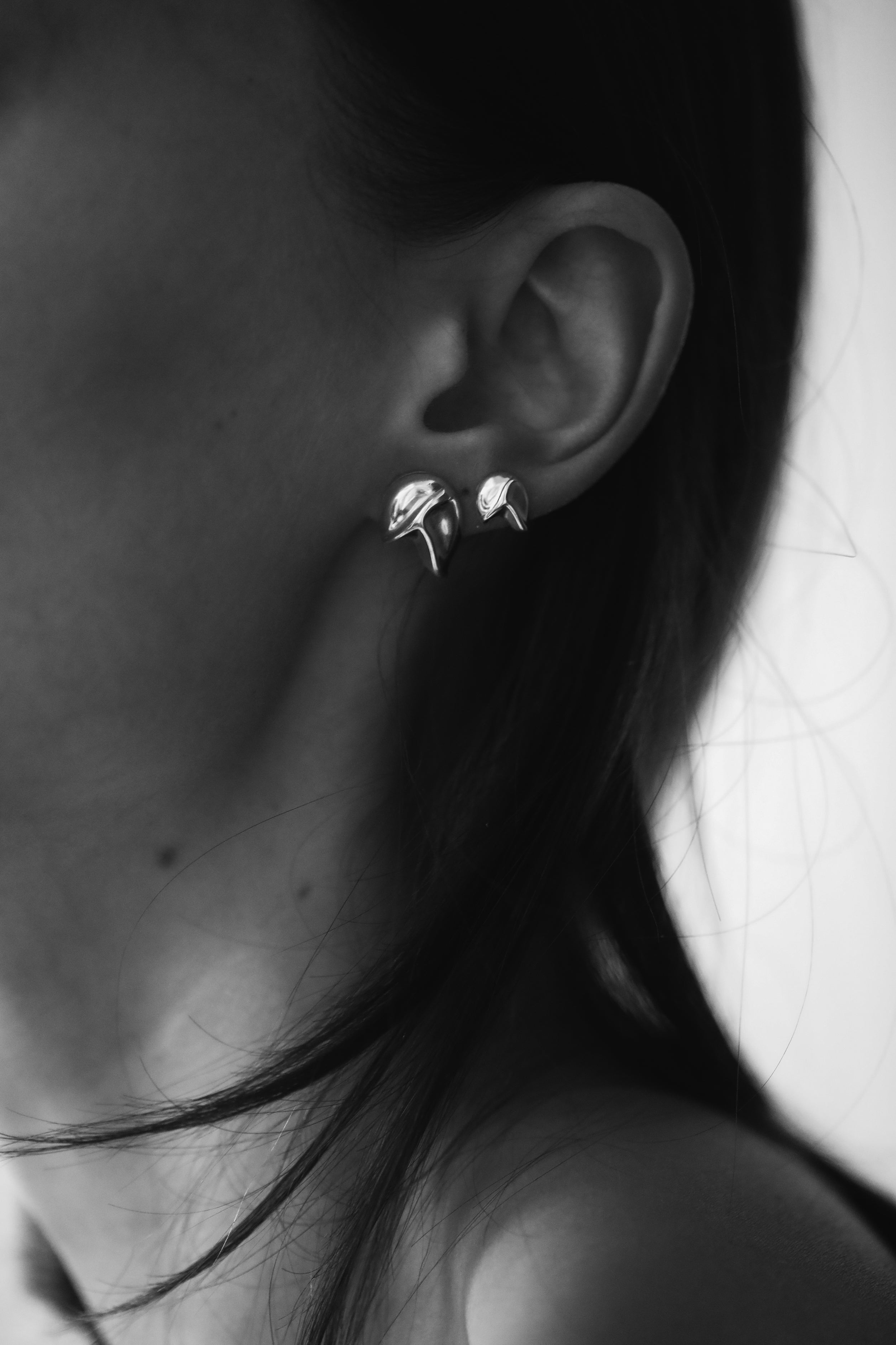 Botanica Sculptural Stud Set