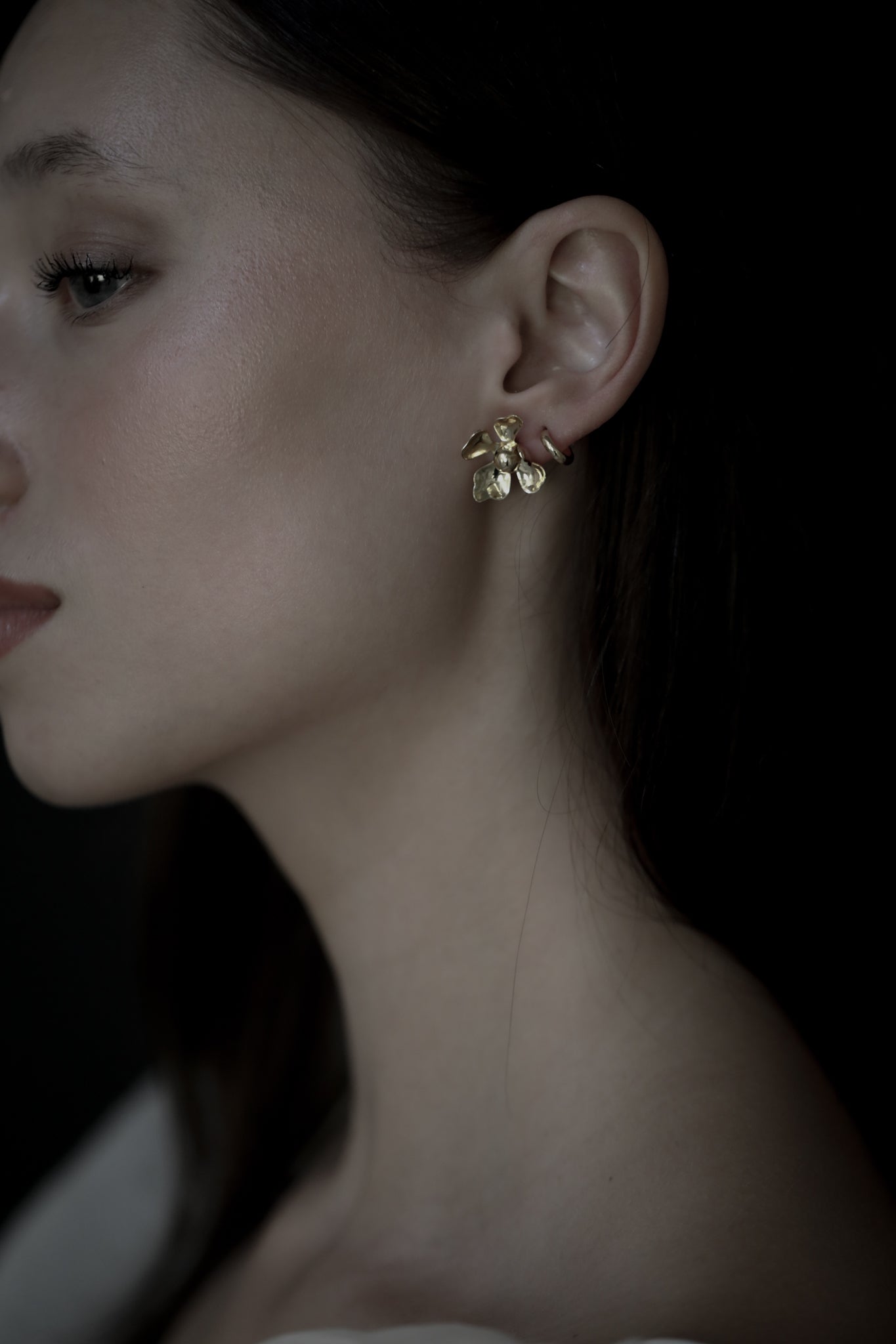 Floral 2:1 Abstract Stud Earrings - Sale