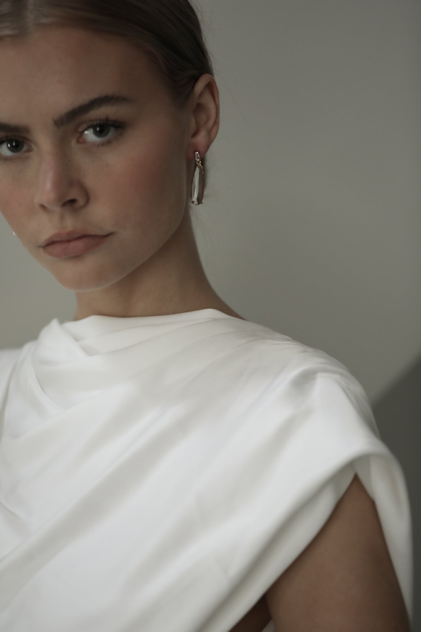 Baguette Dewdrop Earring - Sale