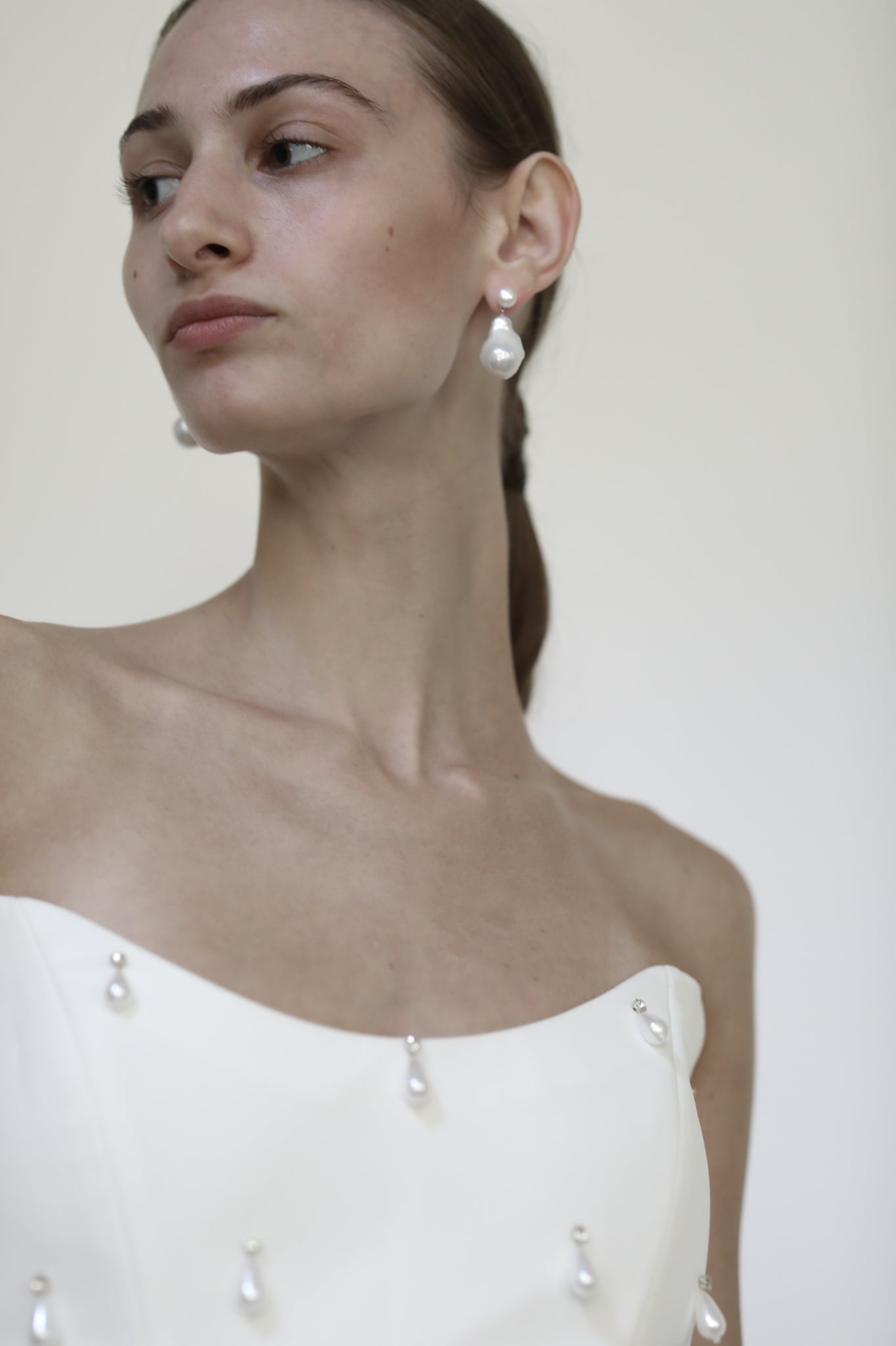 Baroque Pearl Drop Earrings
