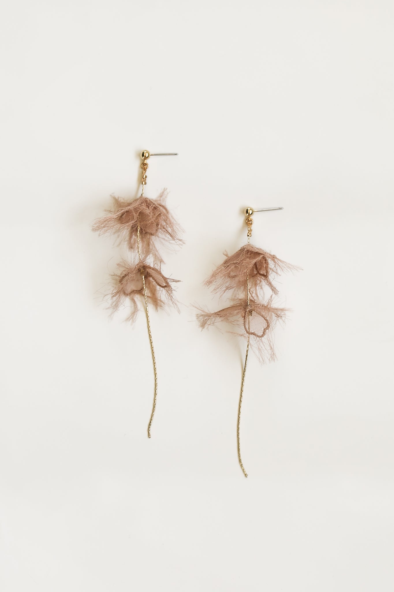 Adina Strand Earrings - Blush