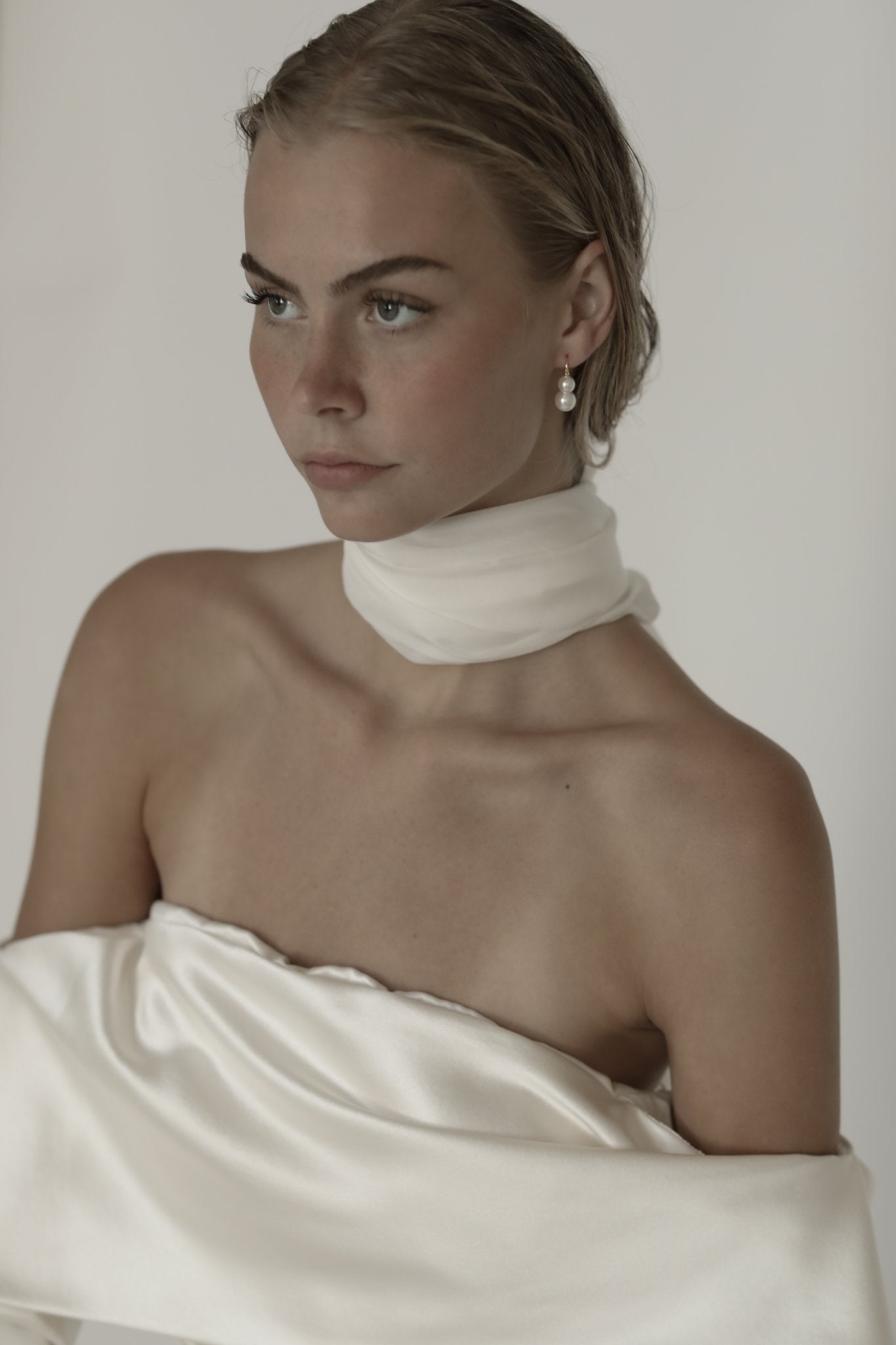 Double Pearl Cooper Drop - Sale