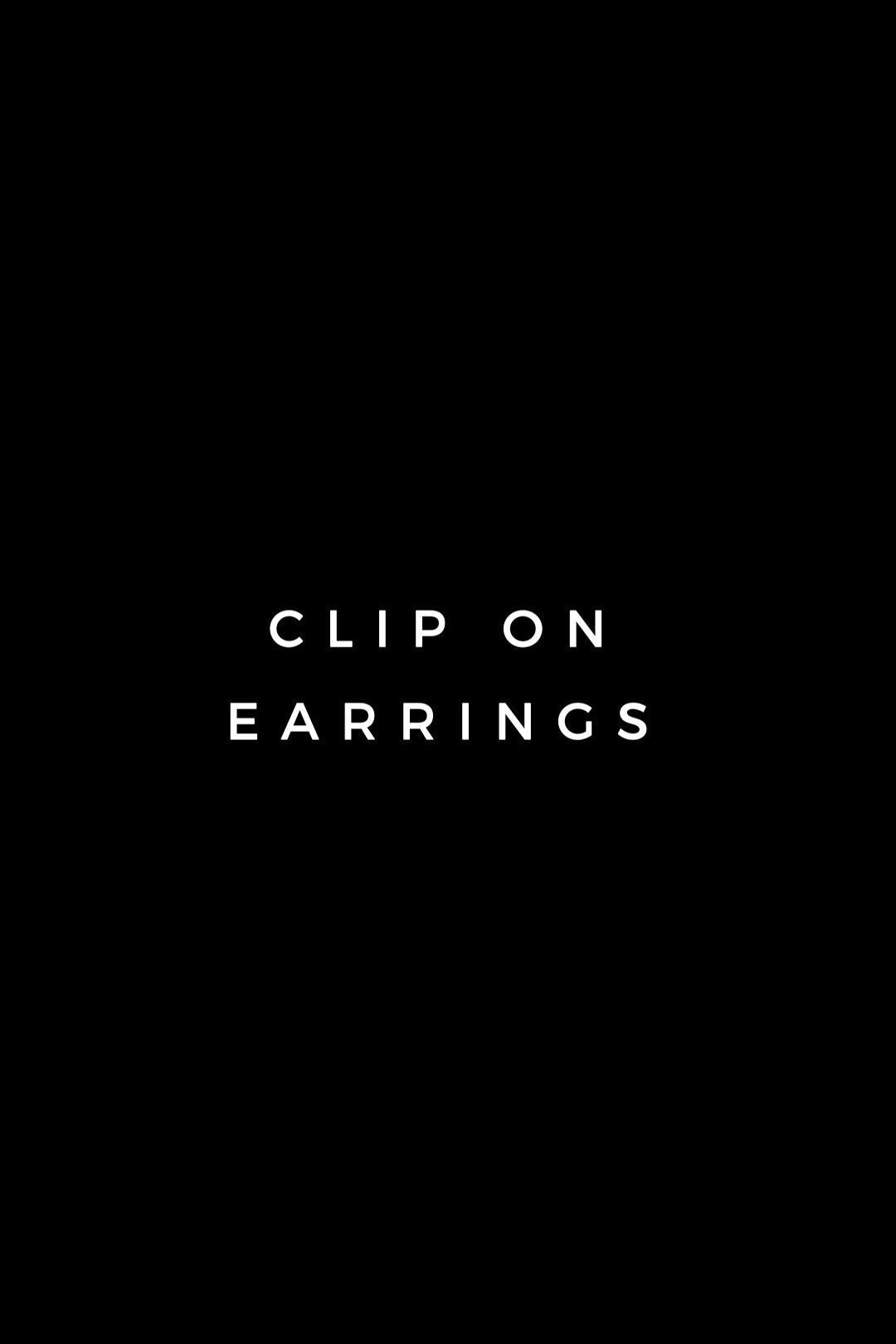 Clip On Earrings - Sale