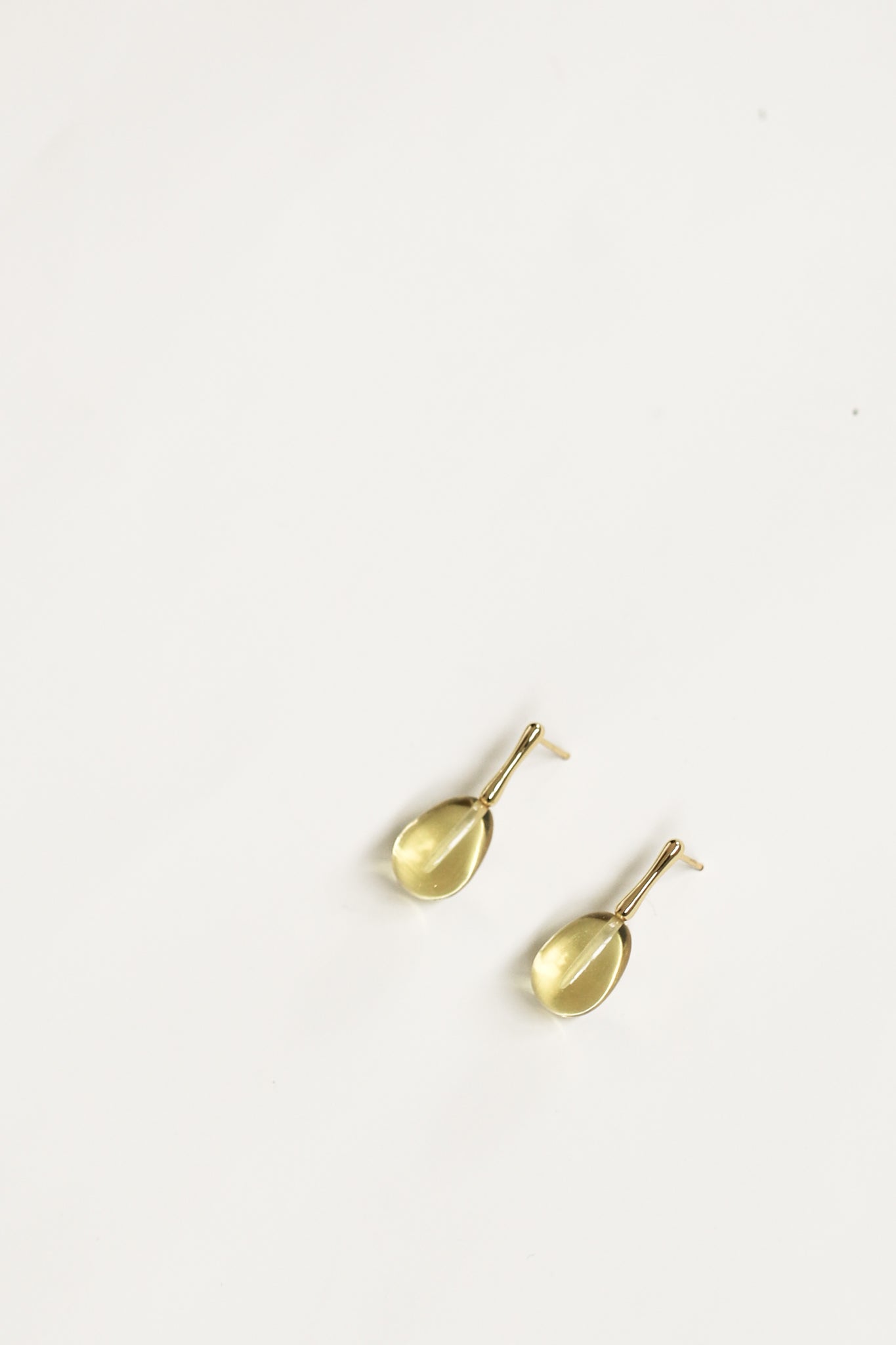 ダミエ ドロップイヤリング - バター