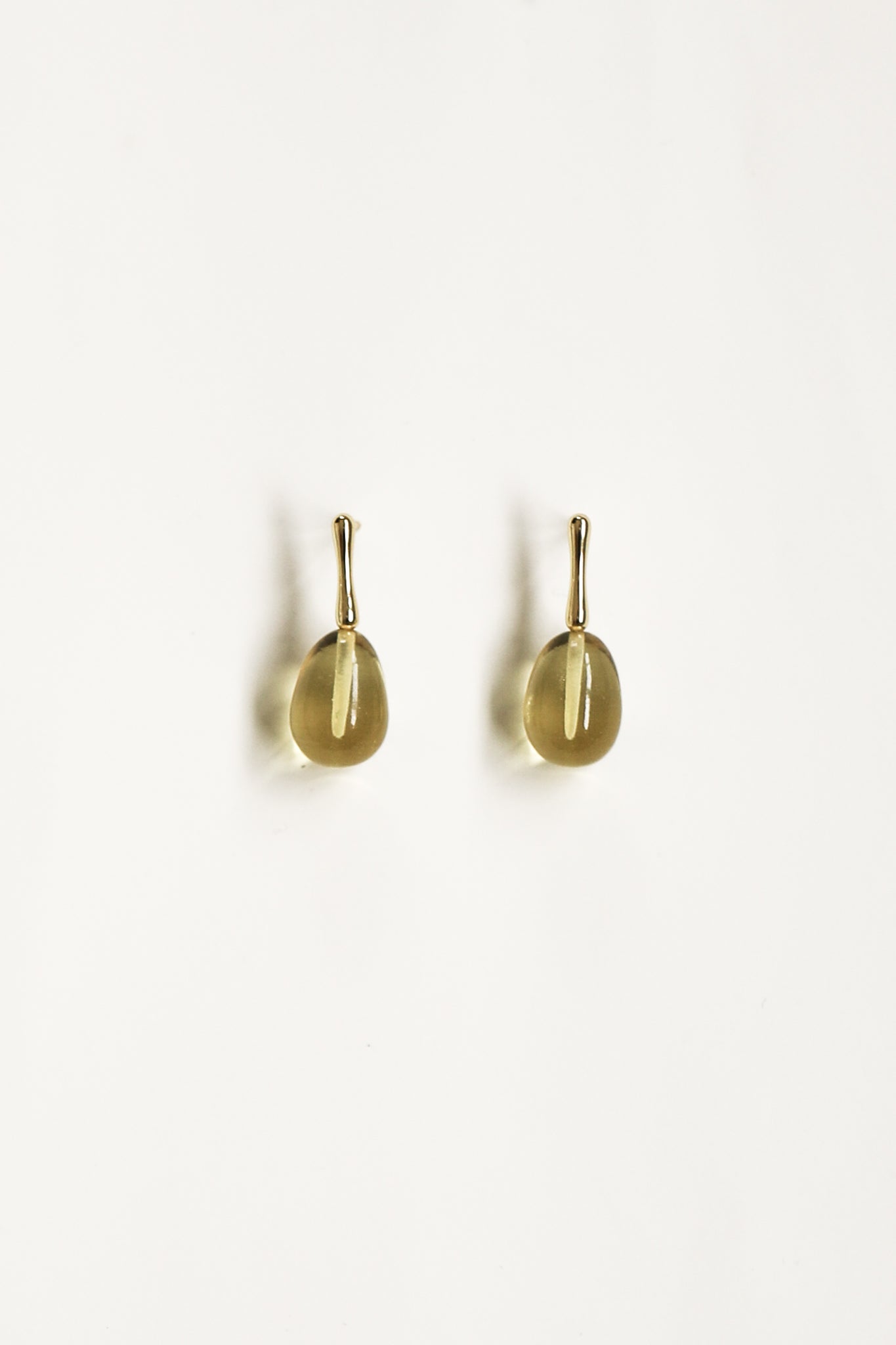 ダミエ ドロップイヤリング - バター