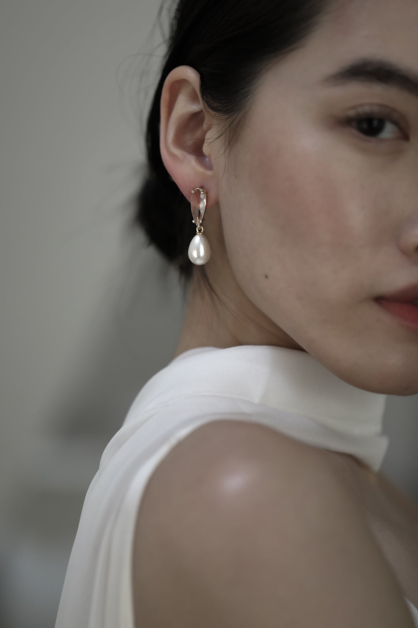 Dewdrop Pearl Earrings - Sale