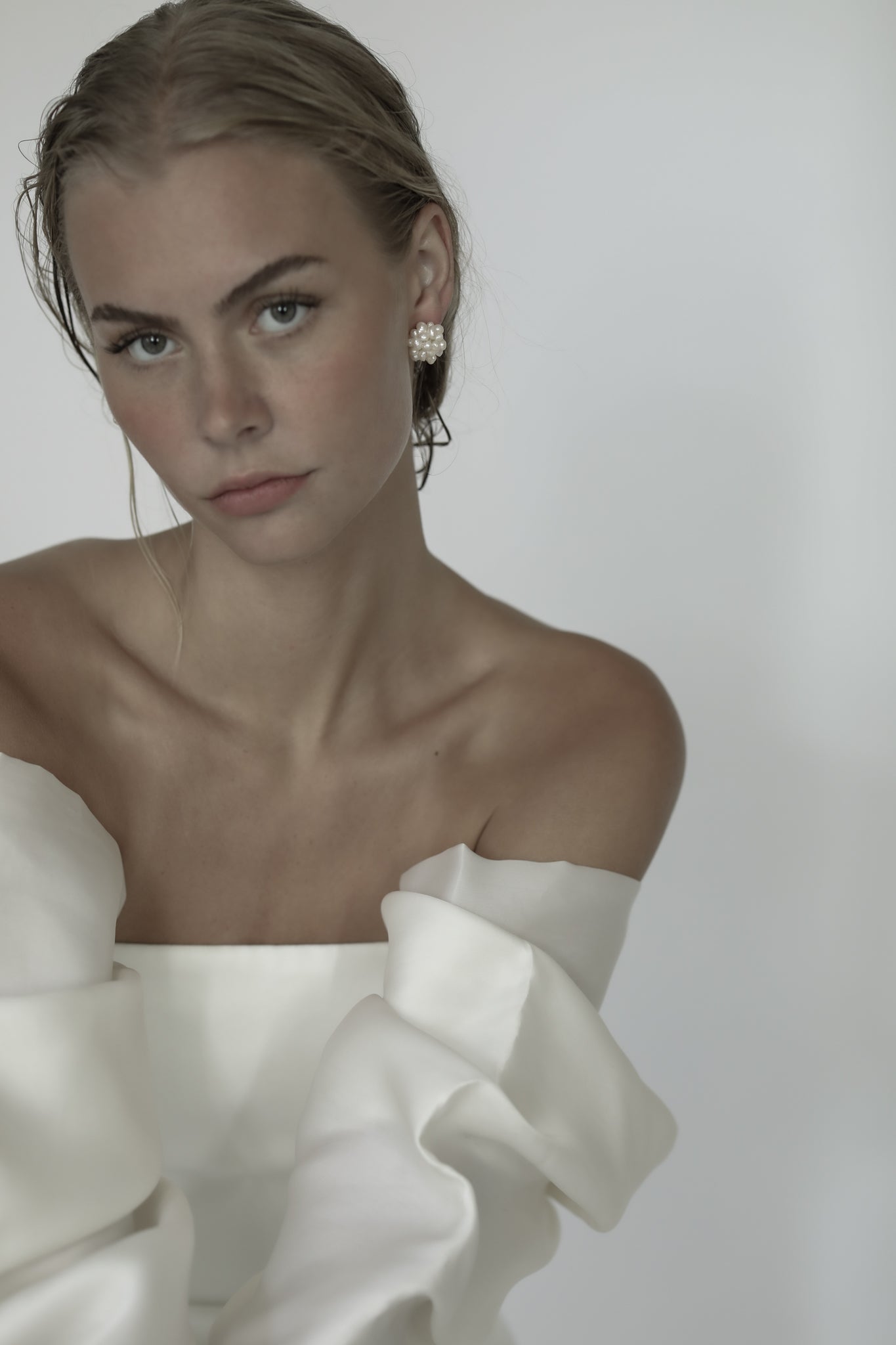 Freshwater Pearl Cluster Stud - Sale