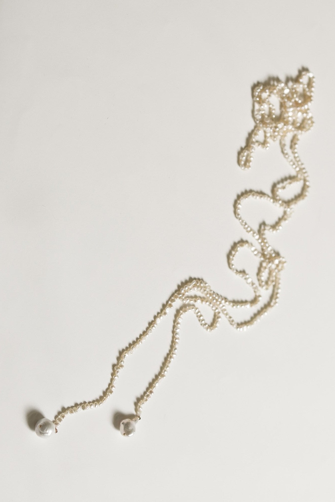 Freshwater Pearl Keshi Wrap Necklace