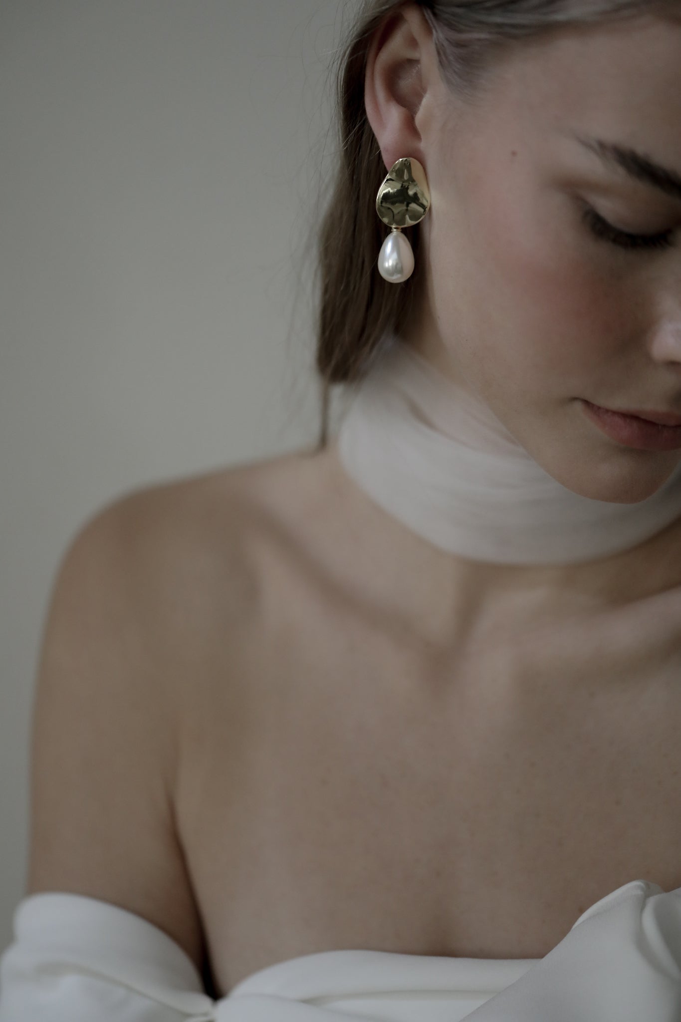 Sculptural Large Pearl Drop - Sale