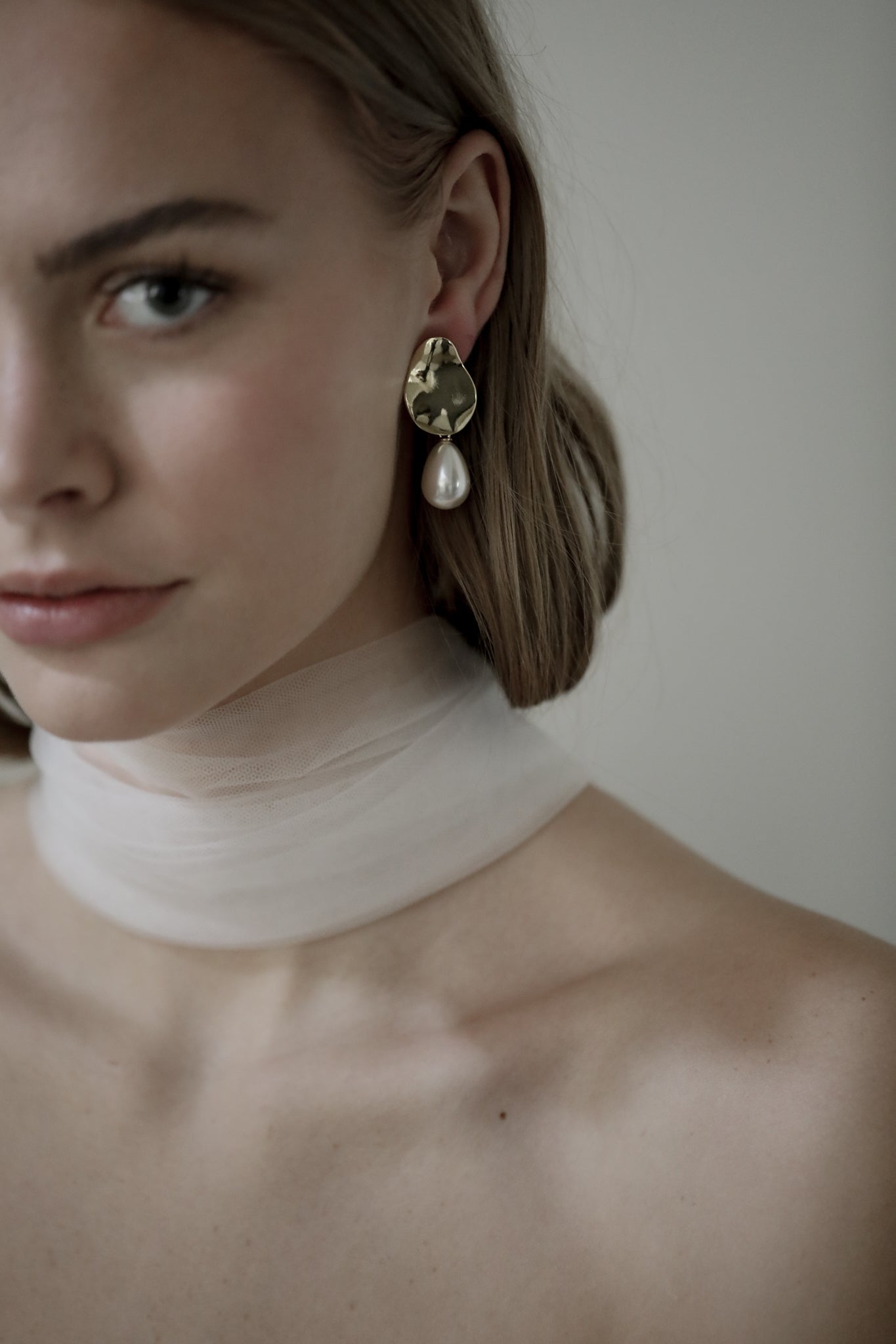 Sculptural Large Pearl Drop - Sale