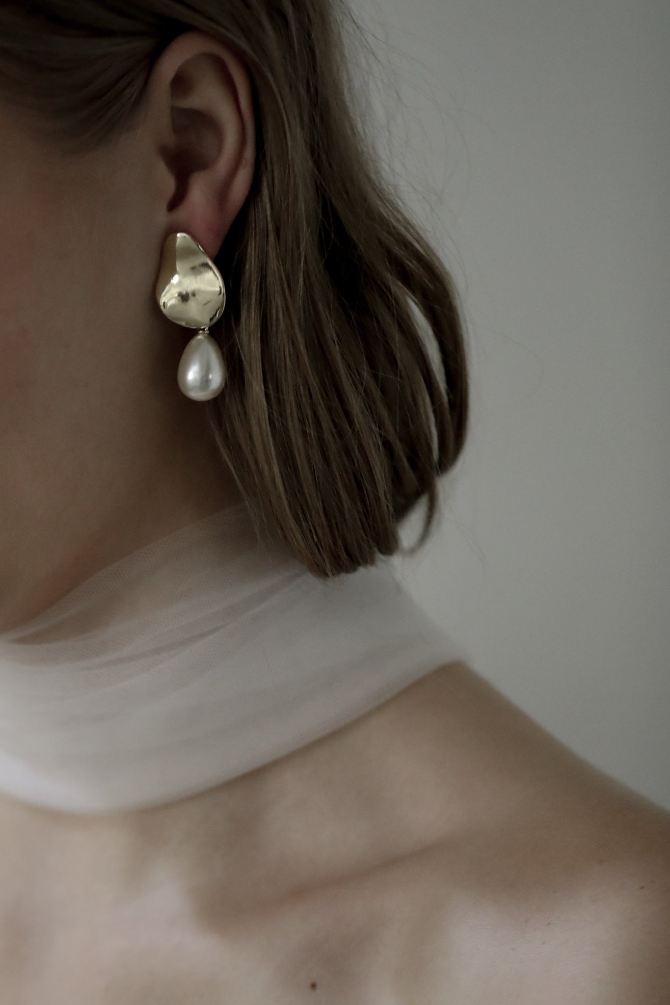 Sculptural Large Pearl Drop - Sale