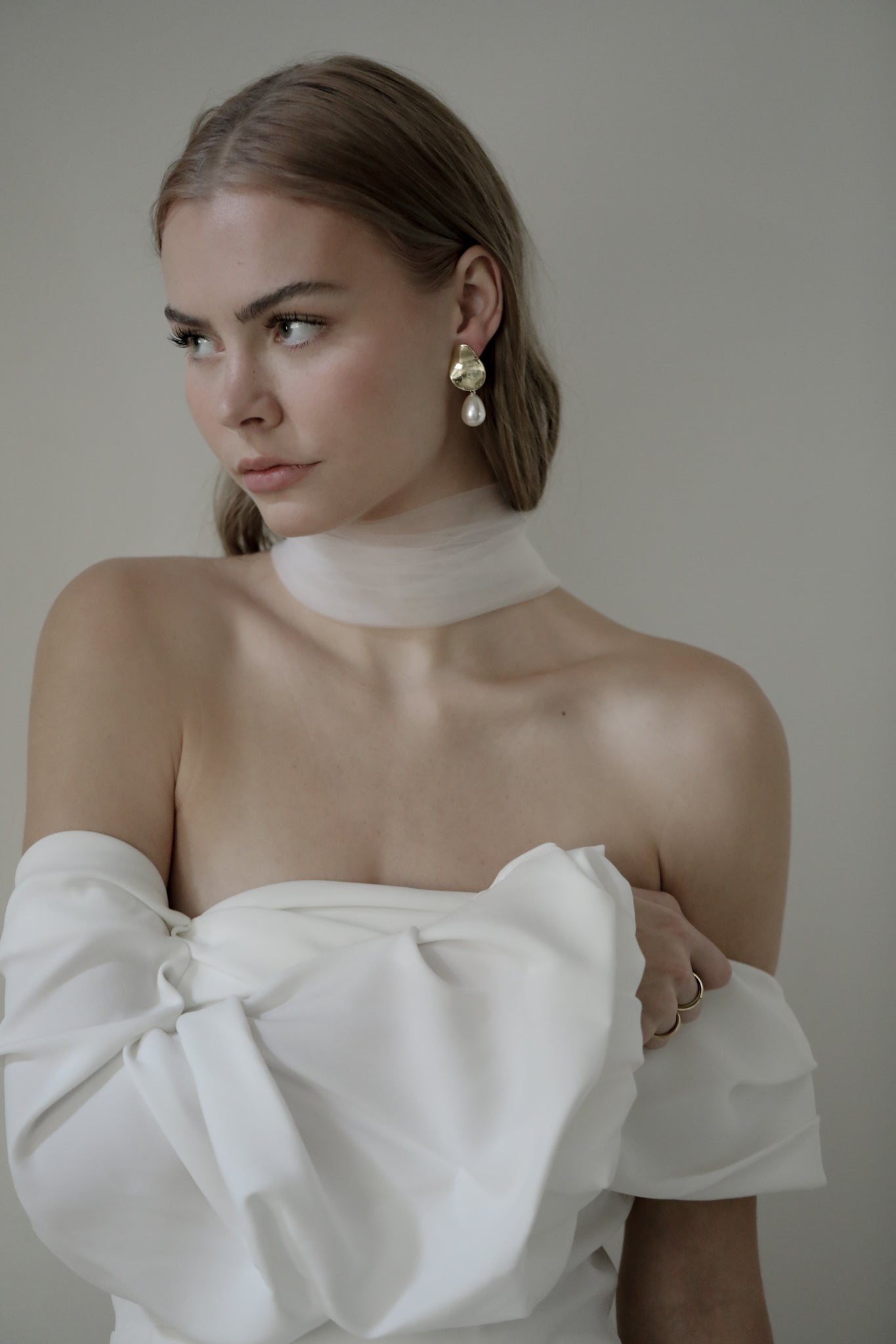 Sculptural Large Pearl Drop - Sale