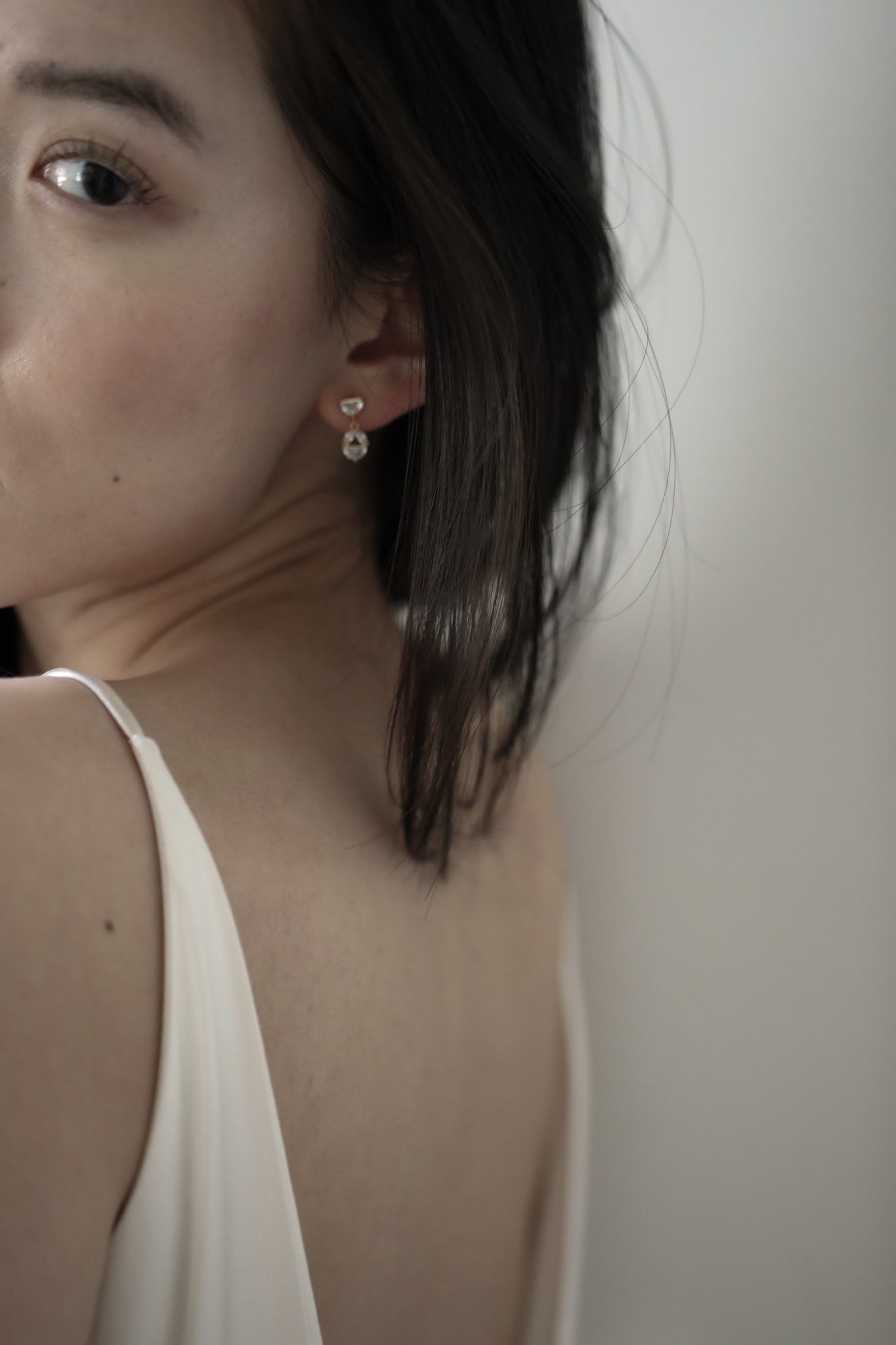 Micro Glass Drop Earrings - Sale