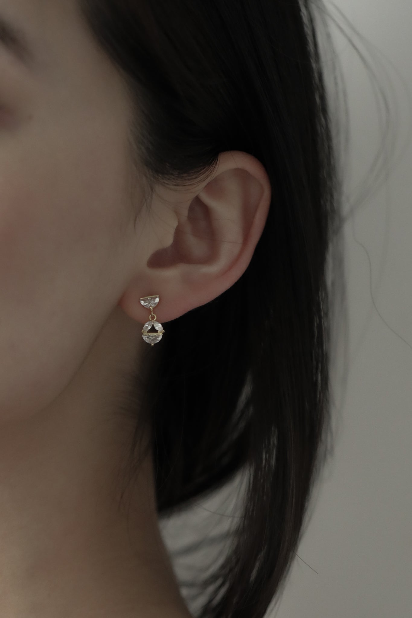 Micro Glass Drop Earrings - Sale