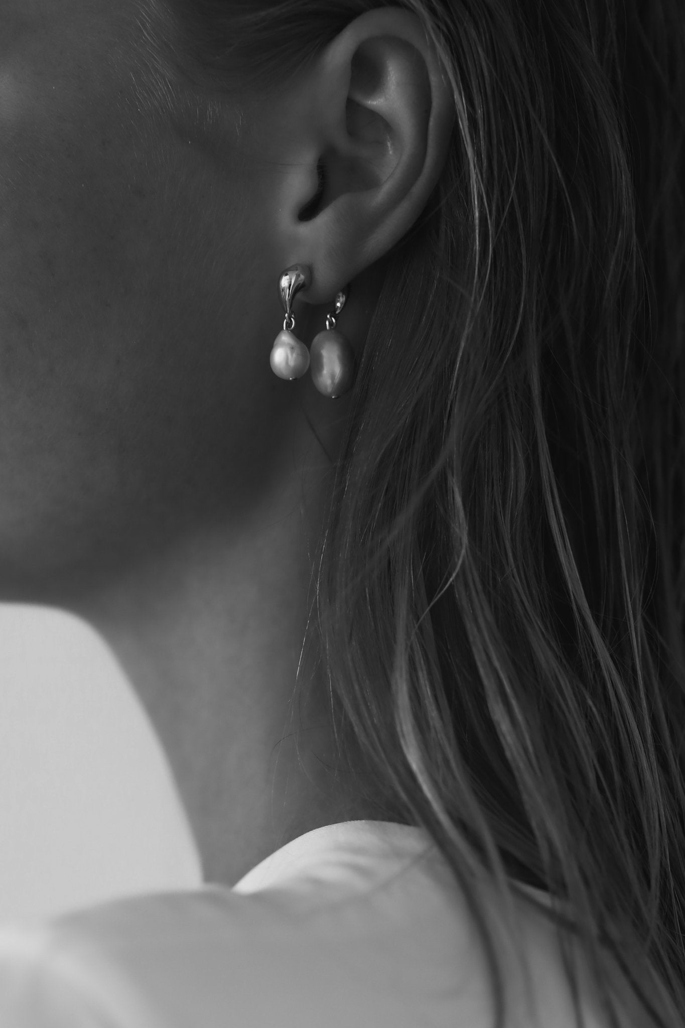 Orb Mini Baroque Pearl Asymmetric Drops - Sale