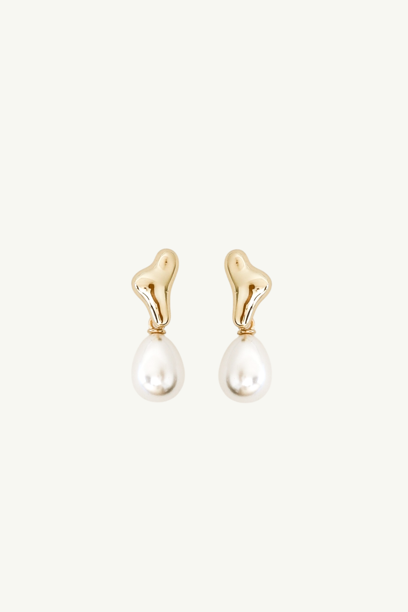 Mini Irregular Pearl Drop Earrings - Sale