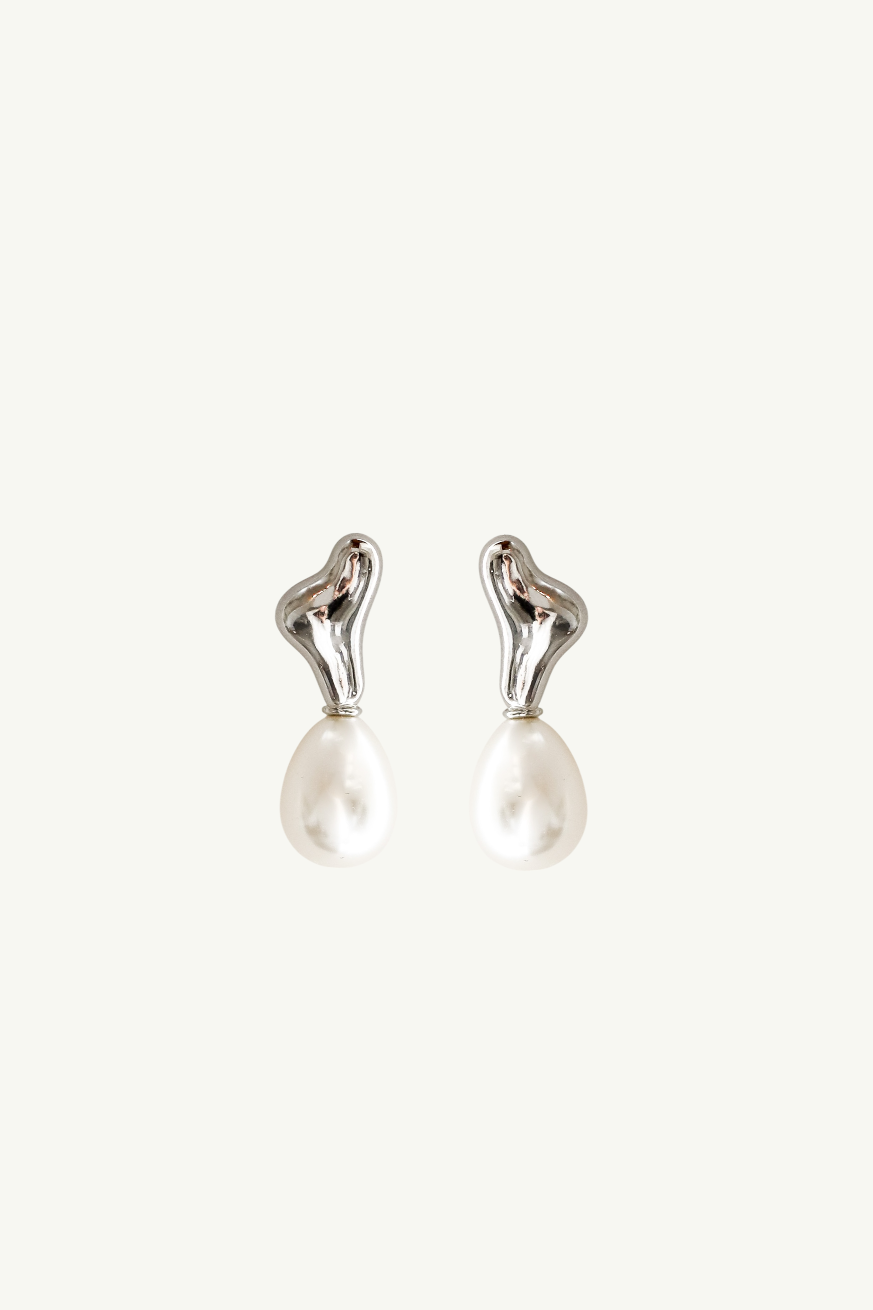 Mini Irregular Pearl Drop Earrings - Sale