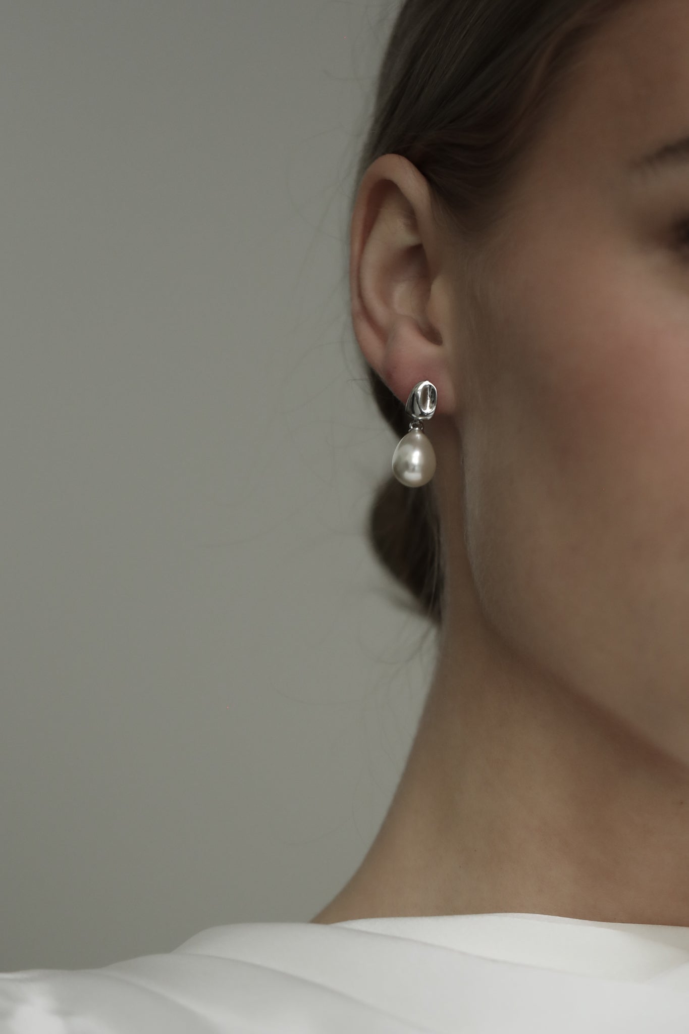 Orb Mini Pearl Drop Earrings - Sale
