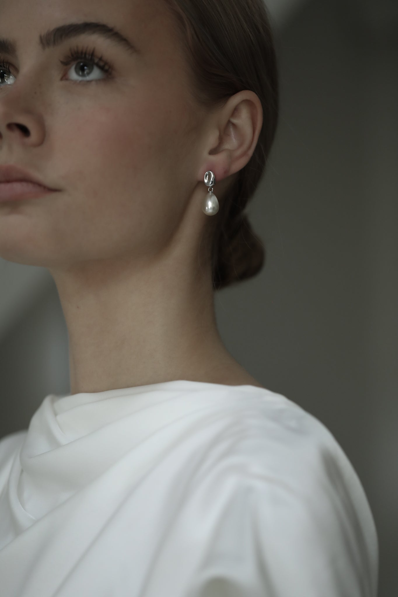 Orb Mini Pearl Drop Earrings - Sale