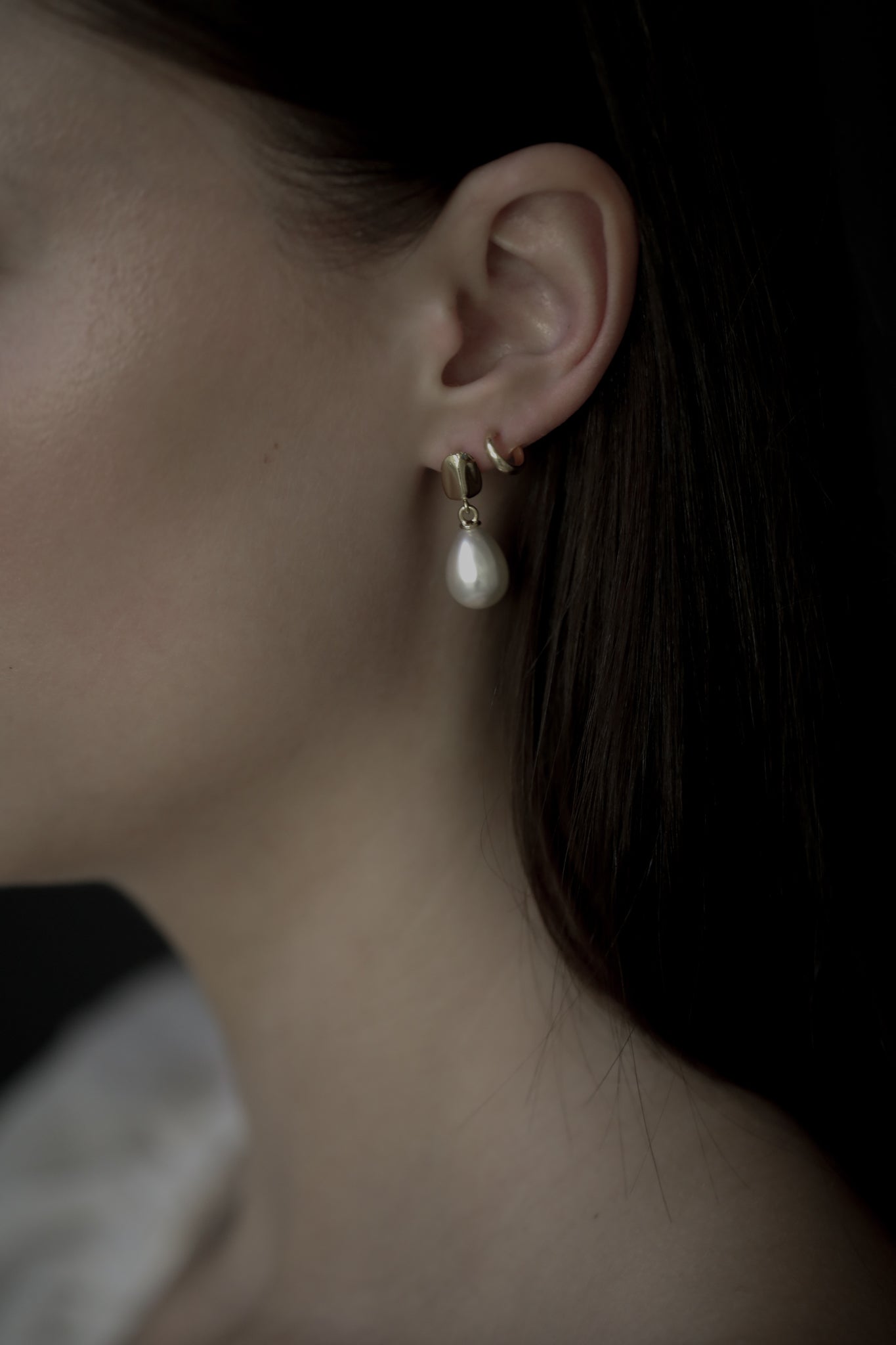 Orb Mini Pearl Drop Earrings - Sale