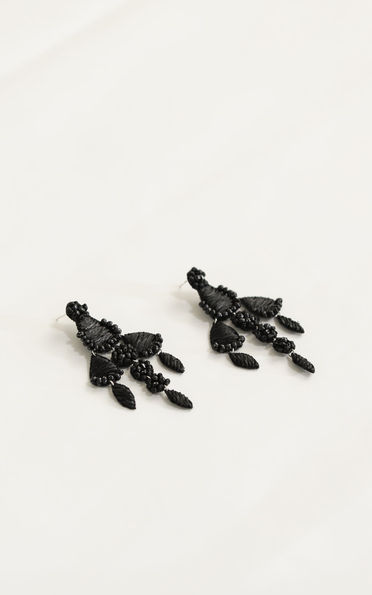 Mini Sloan Chandelier Earrings - Black