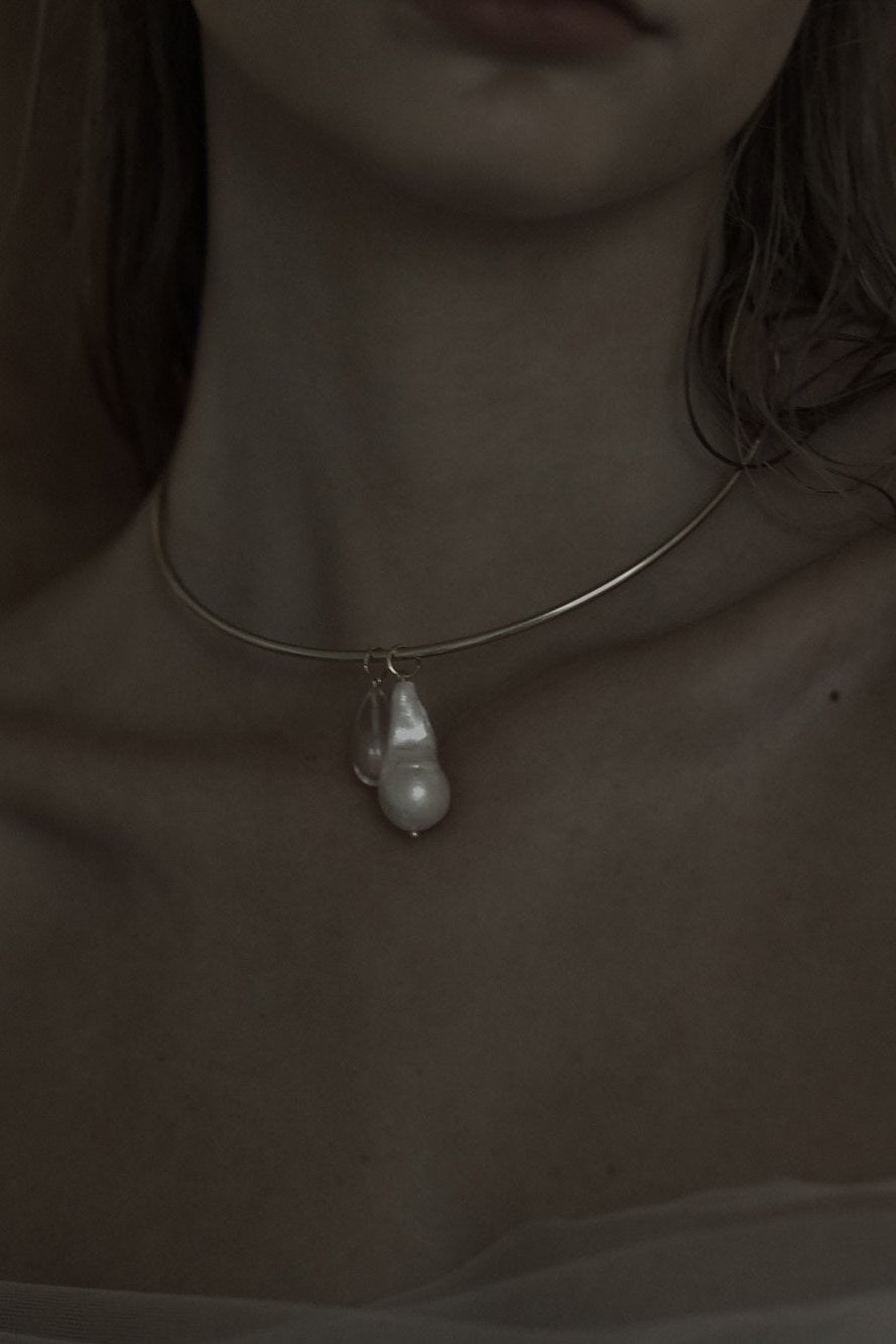 Charms Minimalist Pendant Choker - Sale