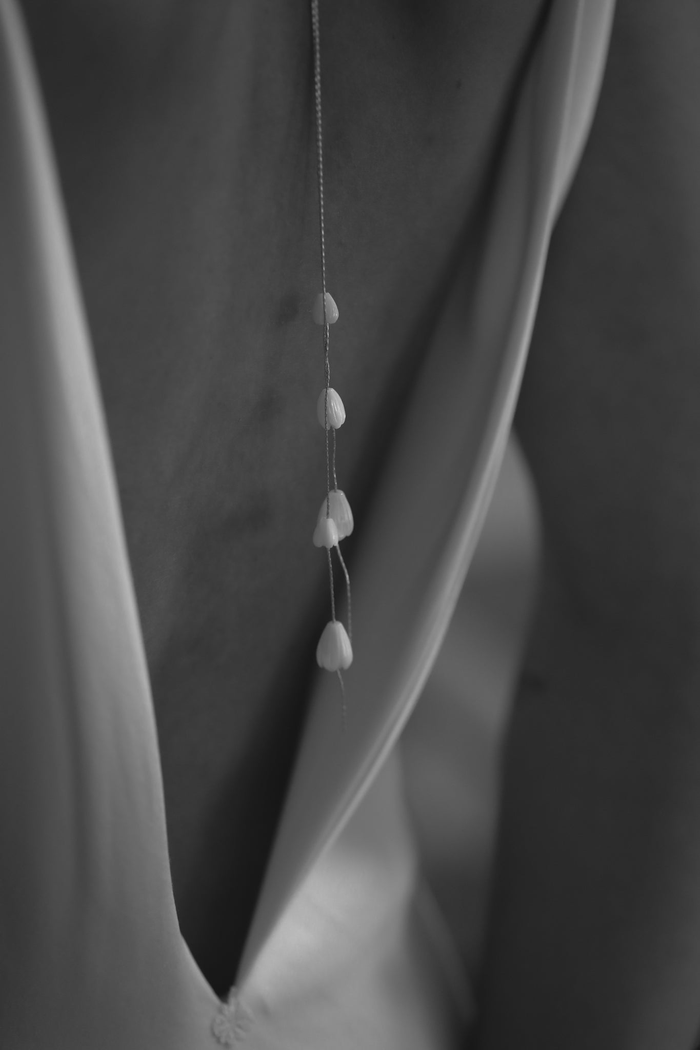 Mother Of Pearl Bolo Necklace