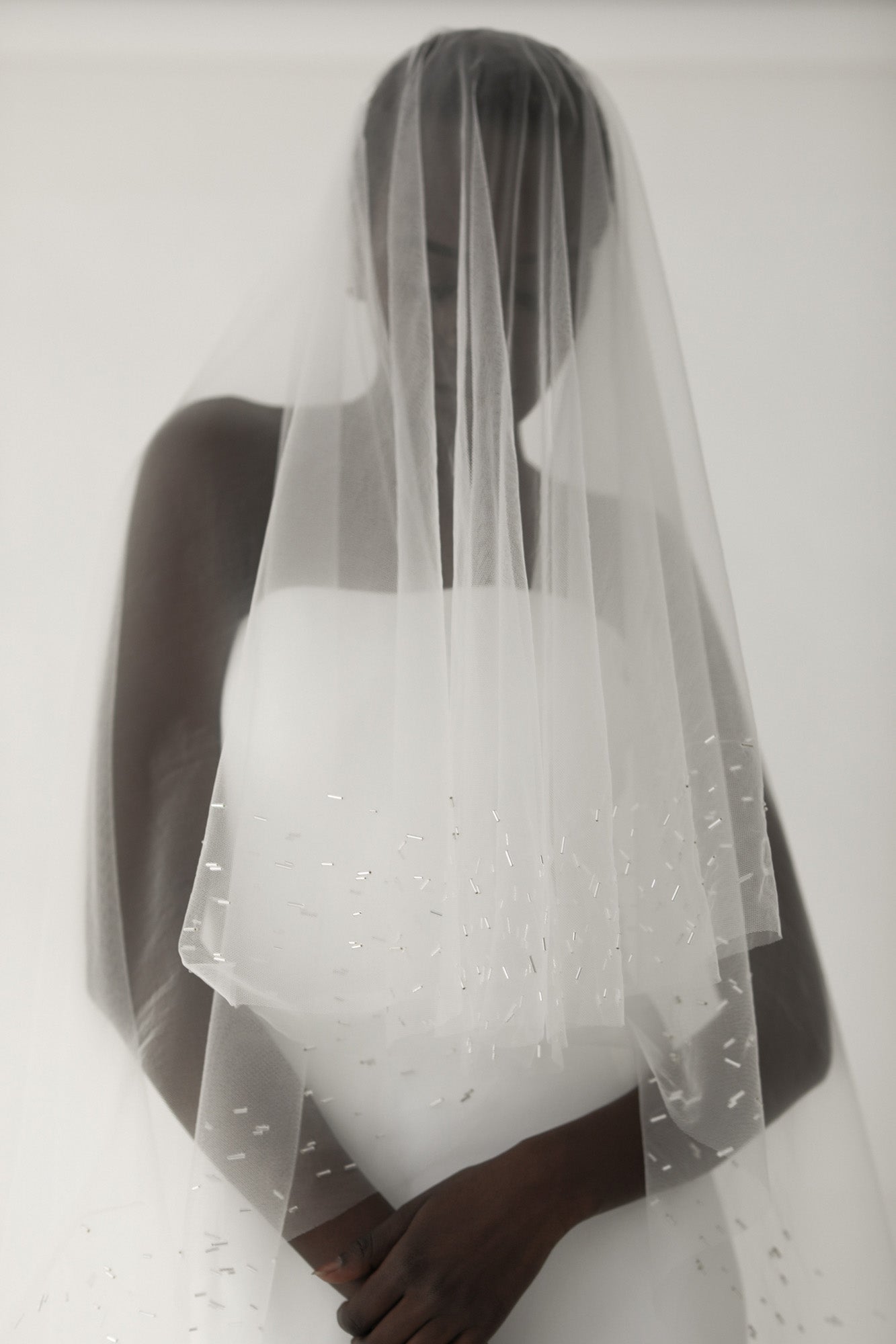 Nova Metallic Edge Veil - Sale