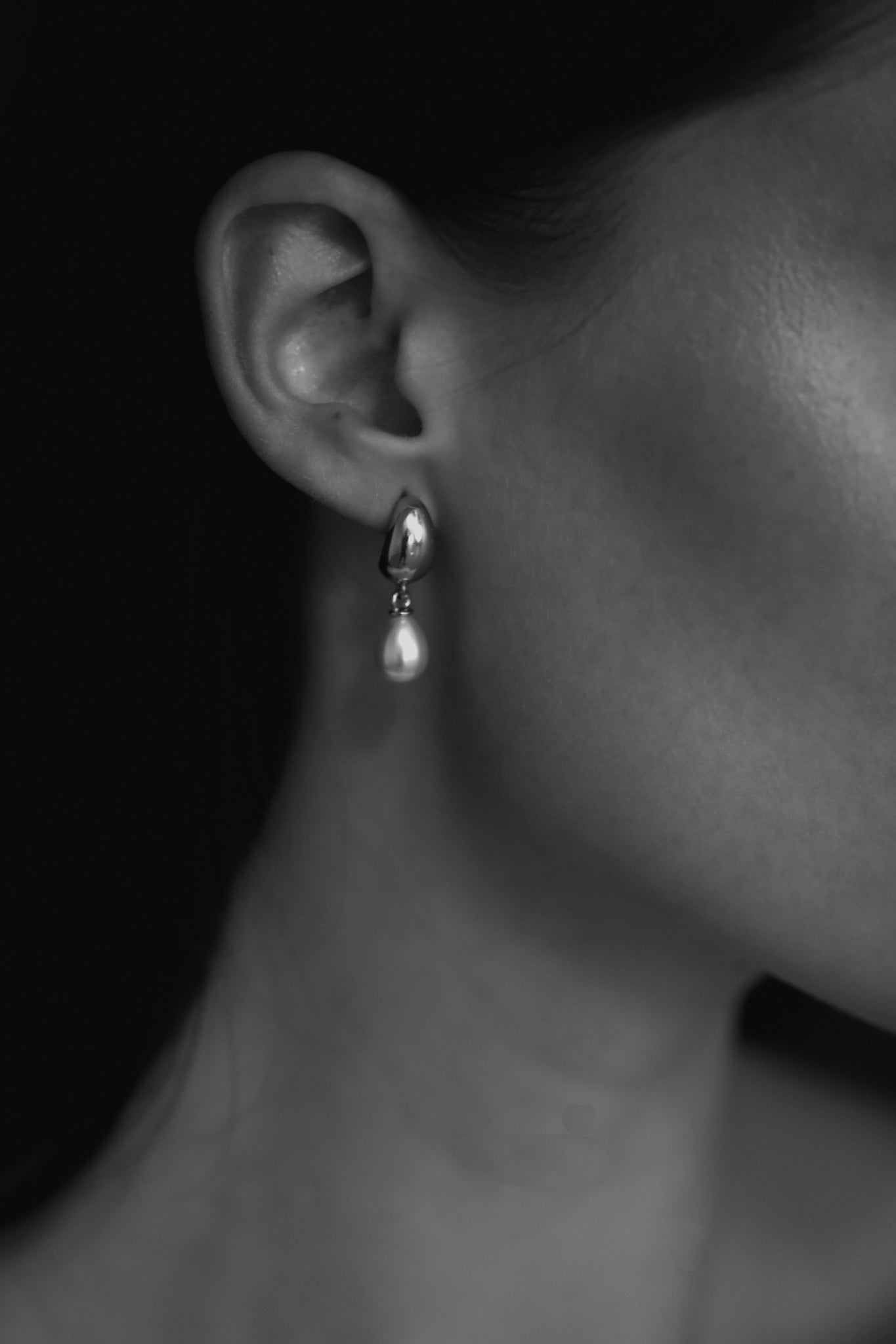 Orb Pearl Drop Earrings - Sale