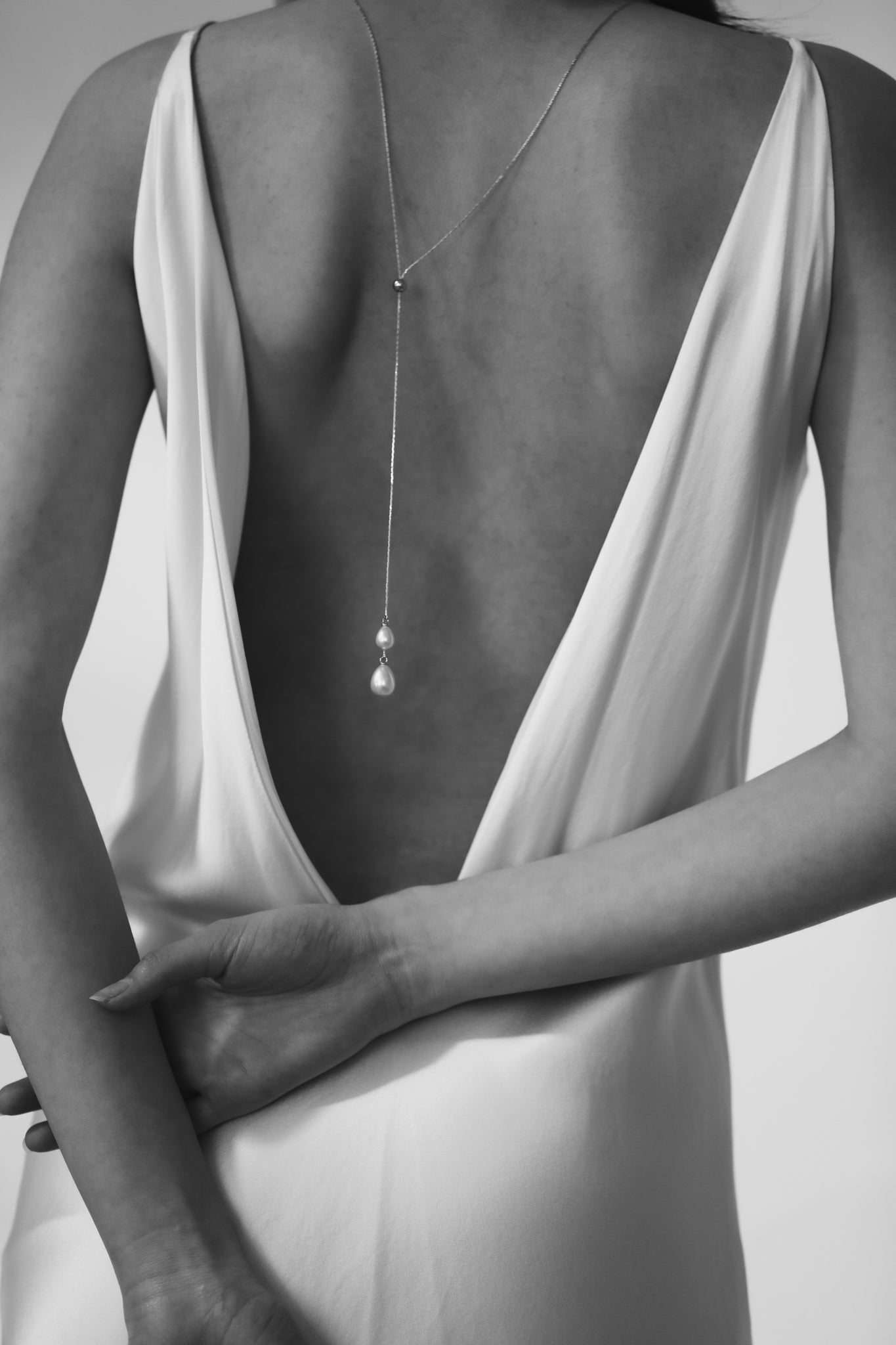 Pearl Lariat Necklace - Sale