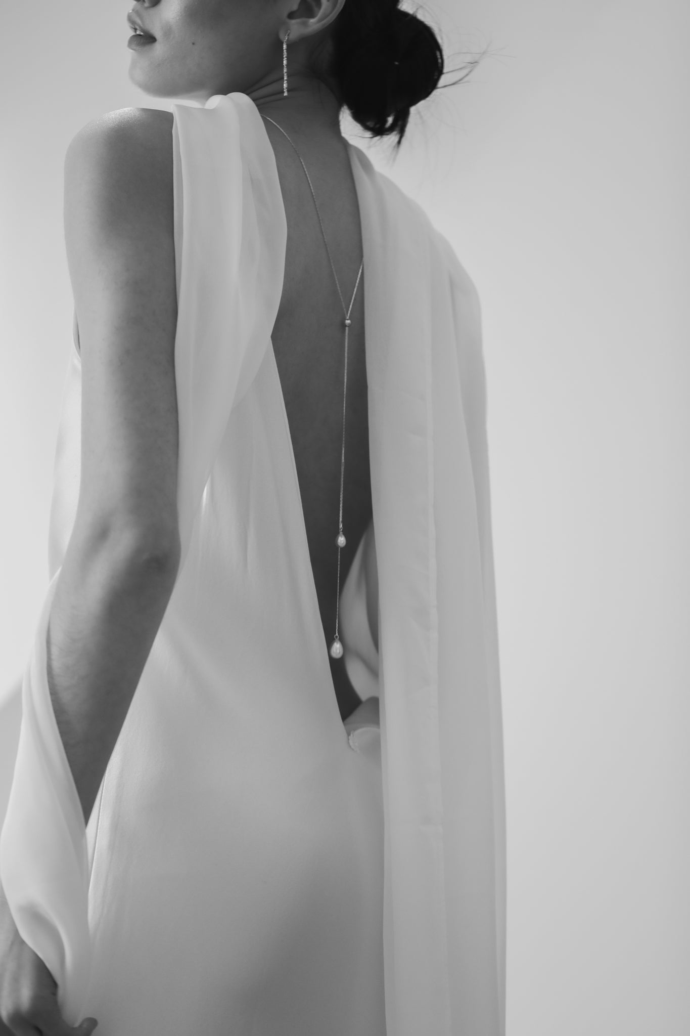 Pearl Lariat Necklace - Sale