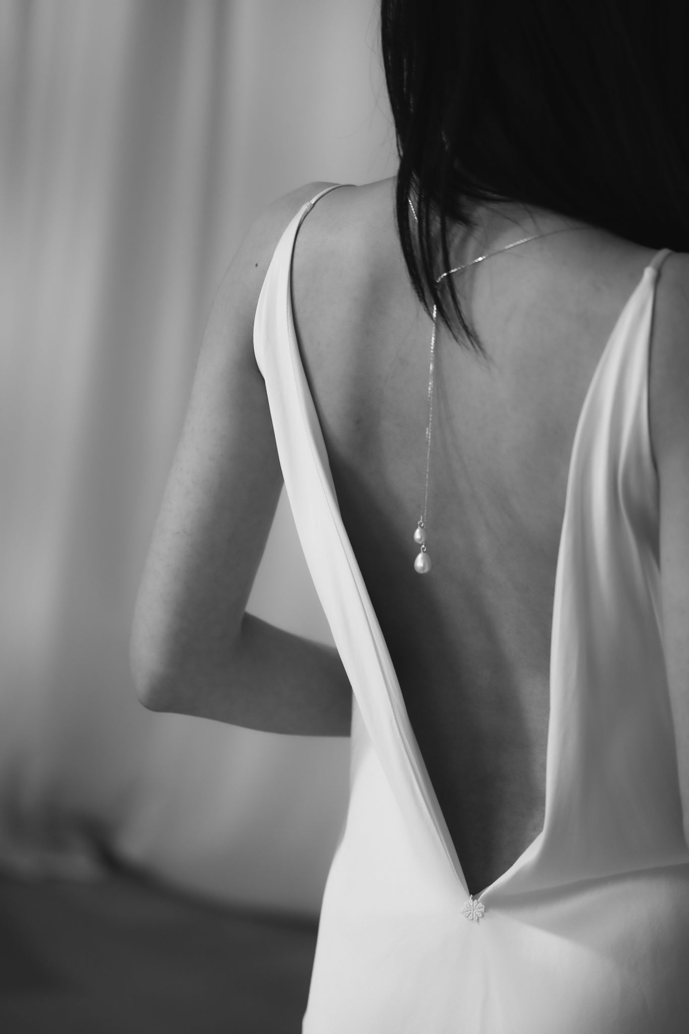 Pearl Lariat Necklace - Sale