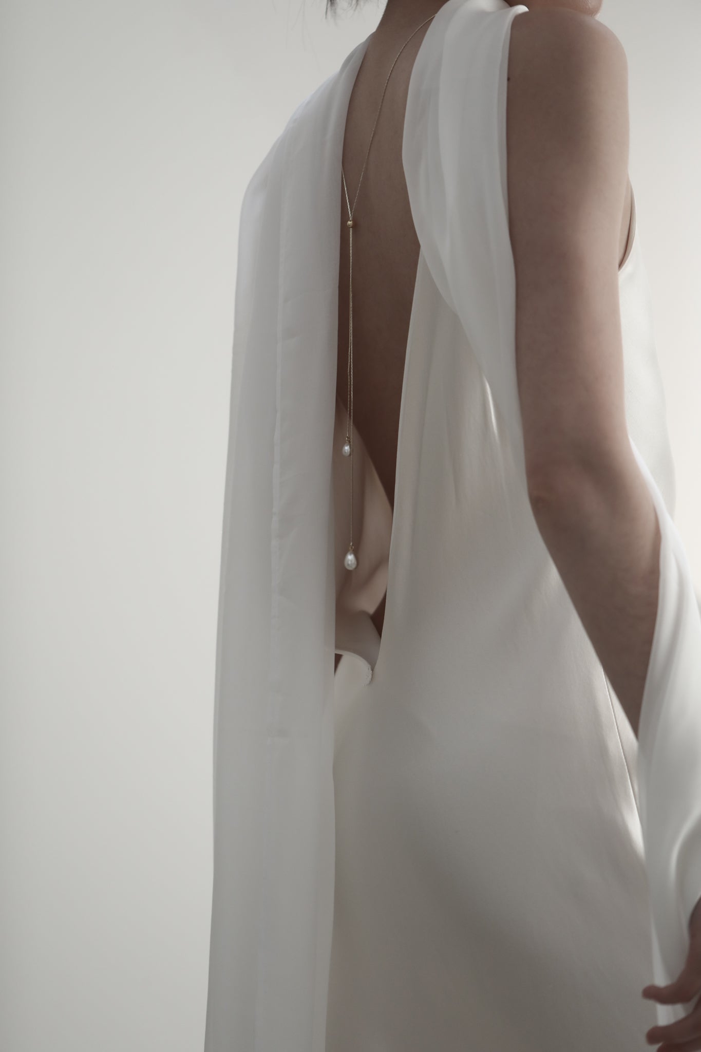 Pearl Lariat Necklace - Sale