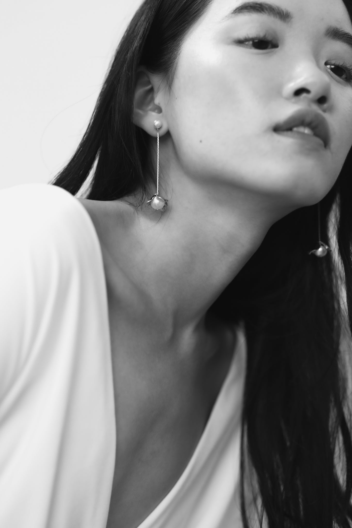 2:1 Rosali Pearl Strand Earring - Sale