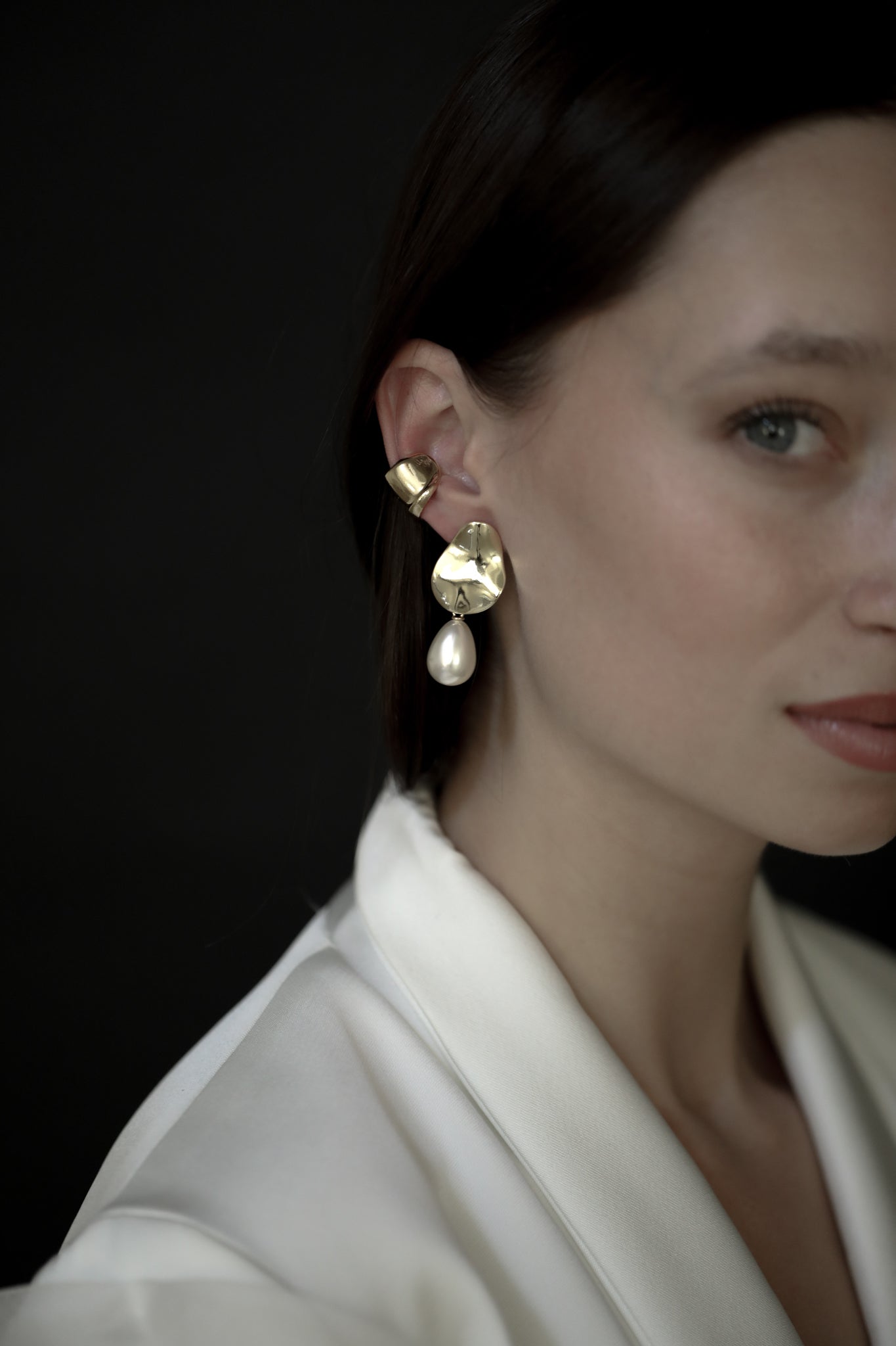 Sculptural Large Pearl Drop - Sale