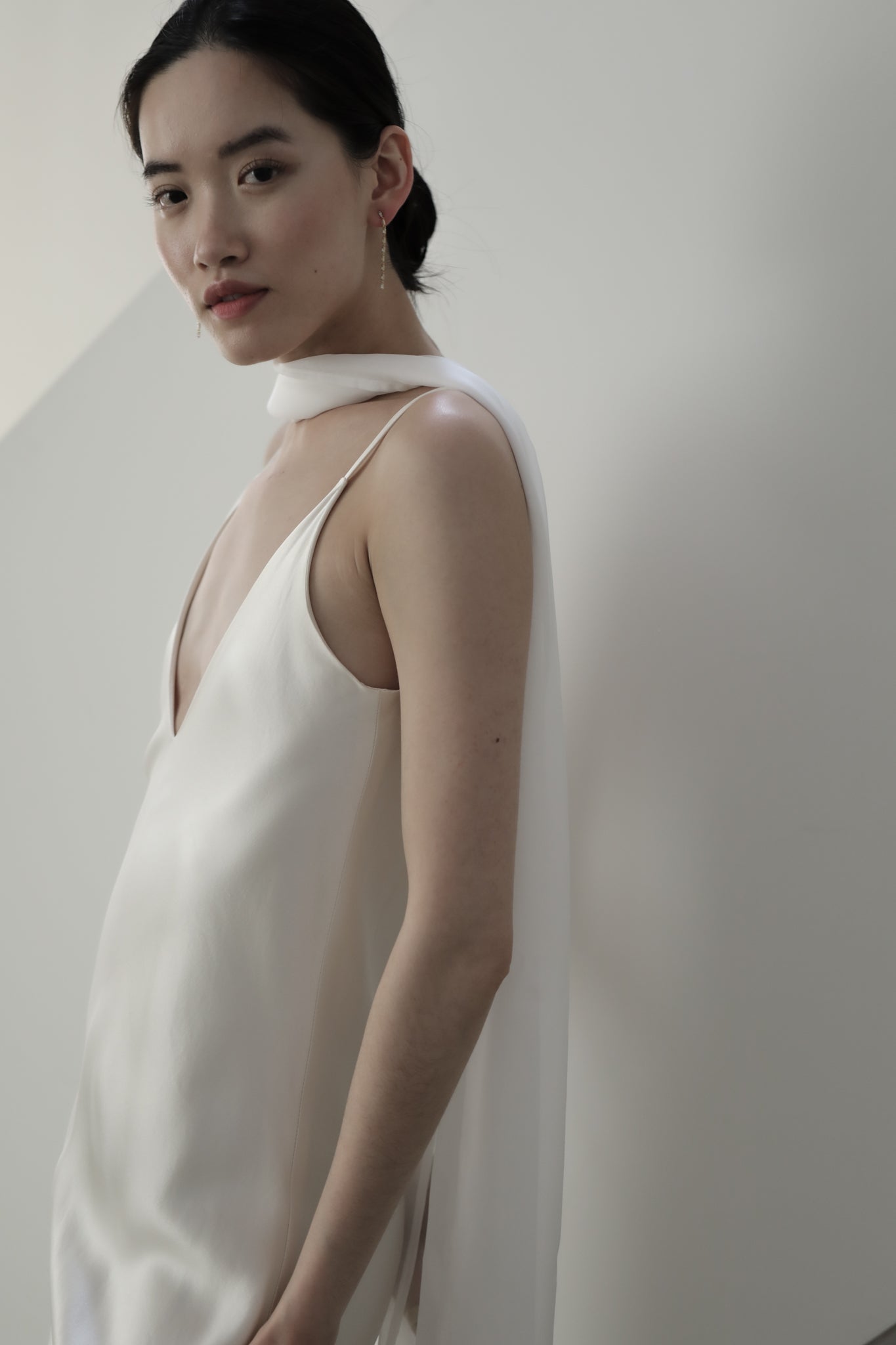Silk Chiffon Neck Scarf - Sale
