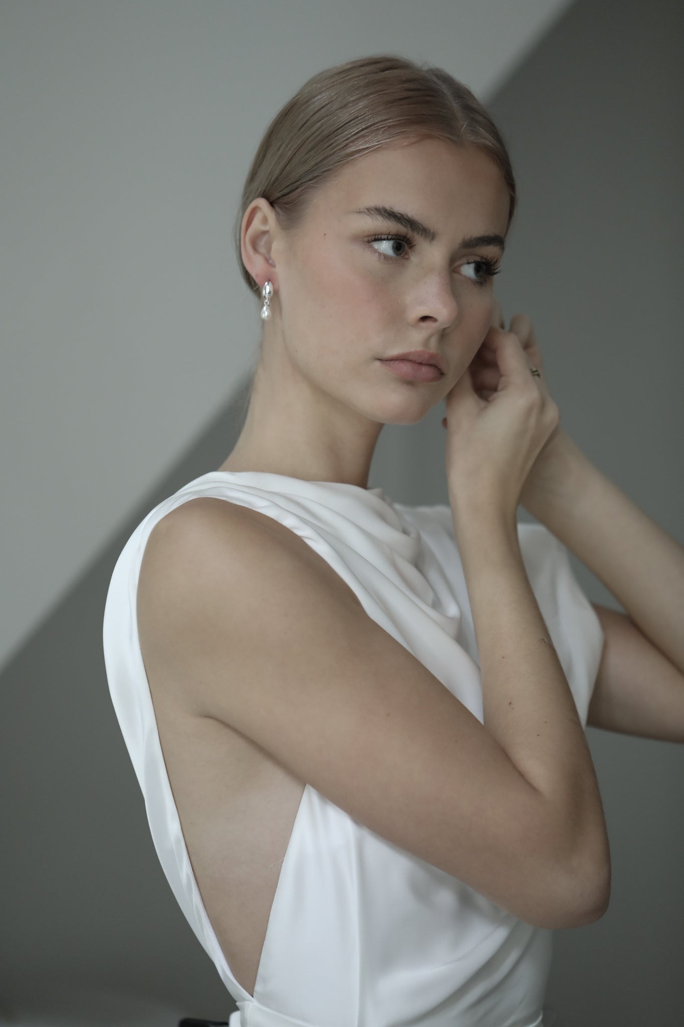 Orb Pearl Drop Earrings - Sale