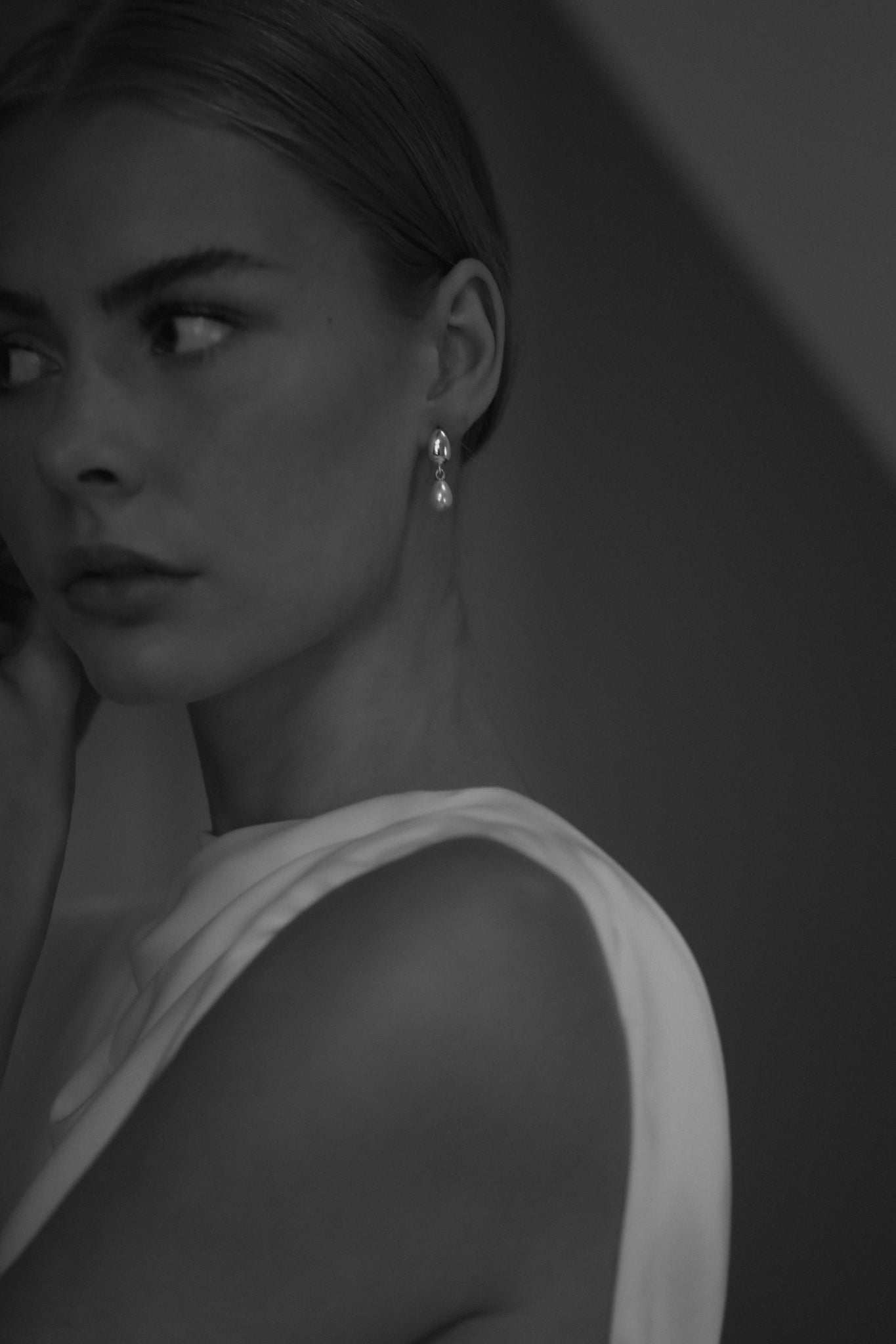Orb Pearl Drop Earrings - Sale