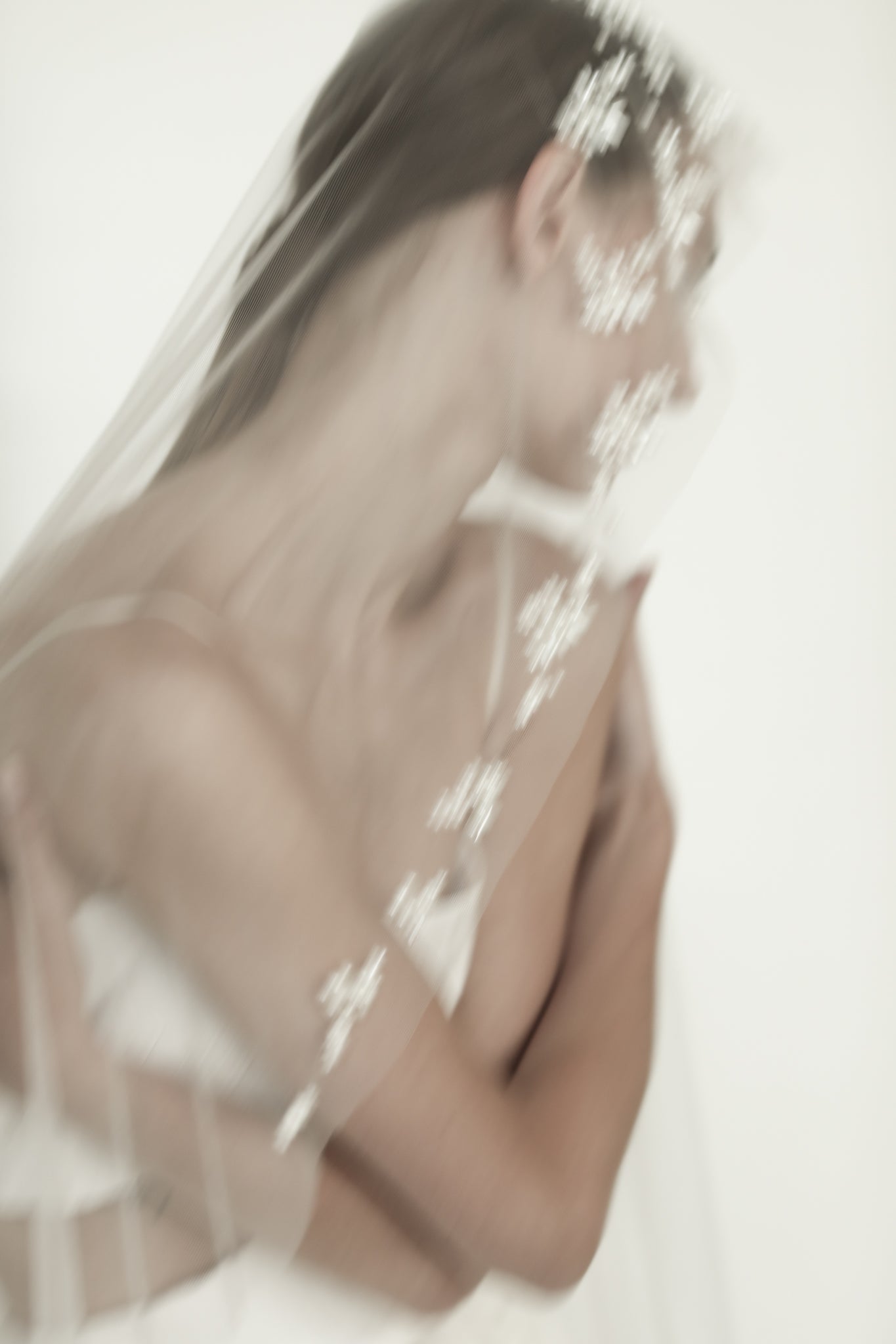 Sonia Pearl Mantilla Veil - Sale
