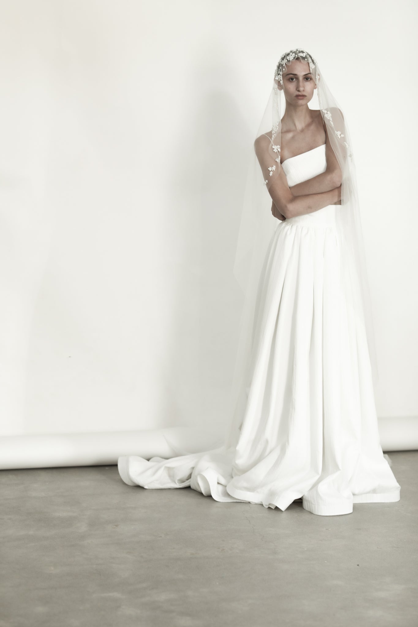 Sonia Pearl Mantilla Veil - Sale