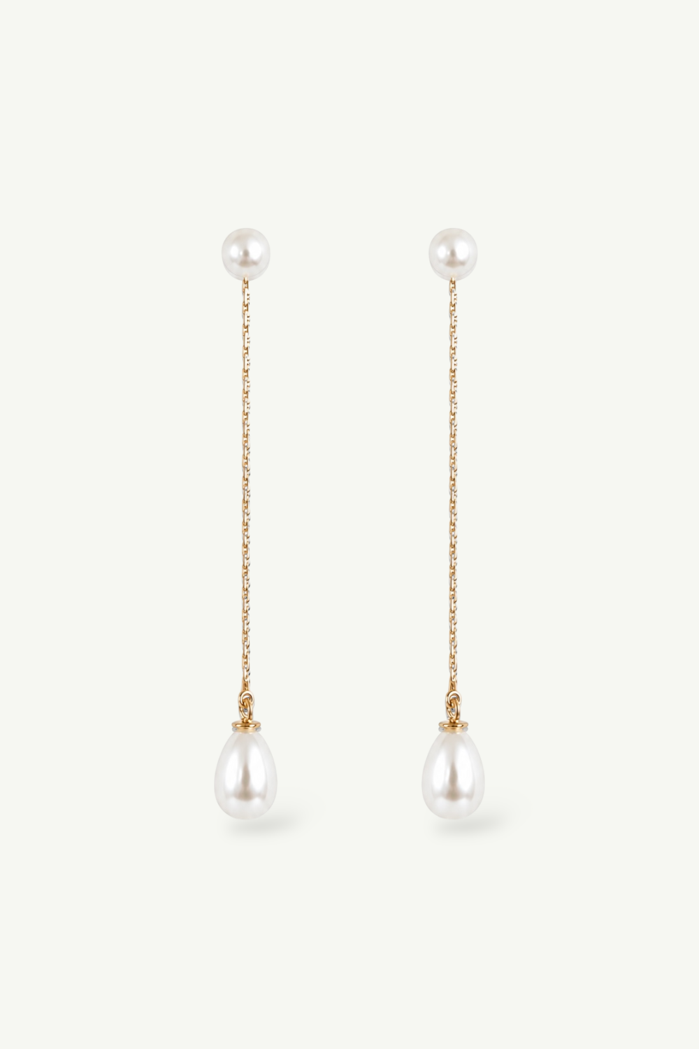 2 in 1 Pearl Strand Earrings - Sale